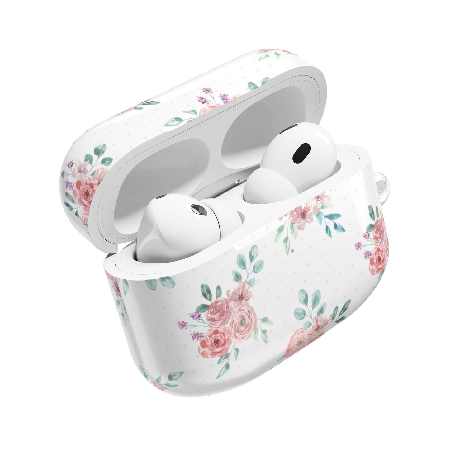 Coquette AirPods Case Cover, Grandmacore Floral Ear Bud Case • Cute Phone Accessories Accessories Printify
