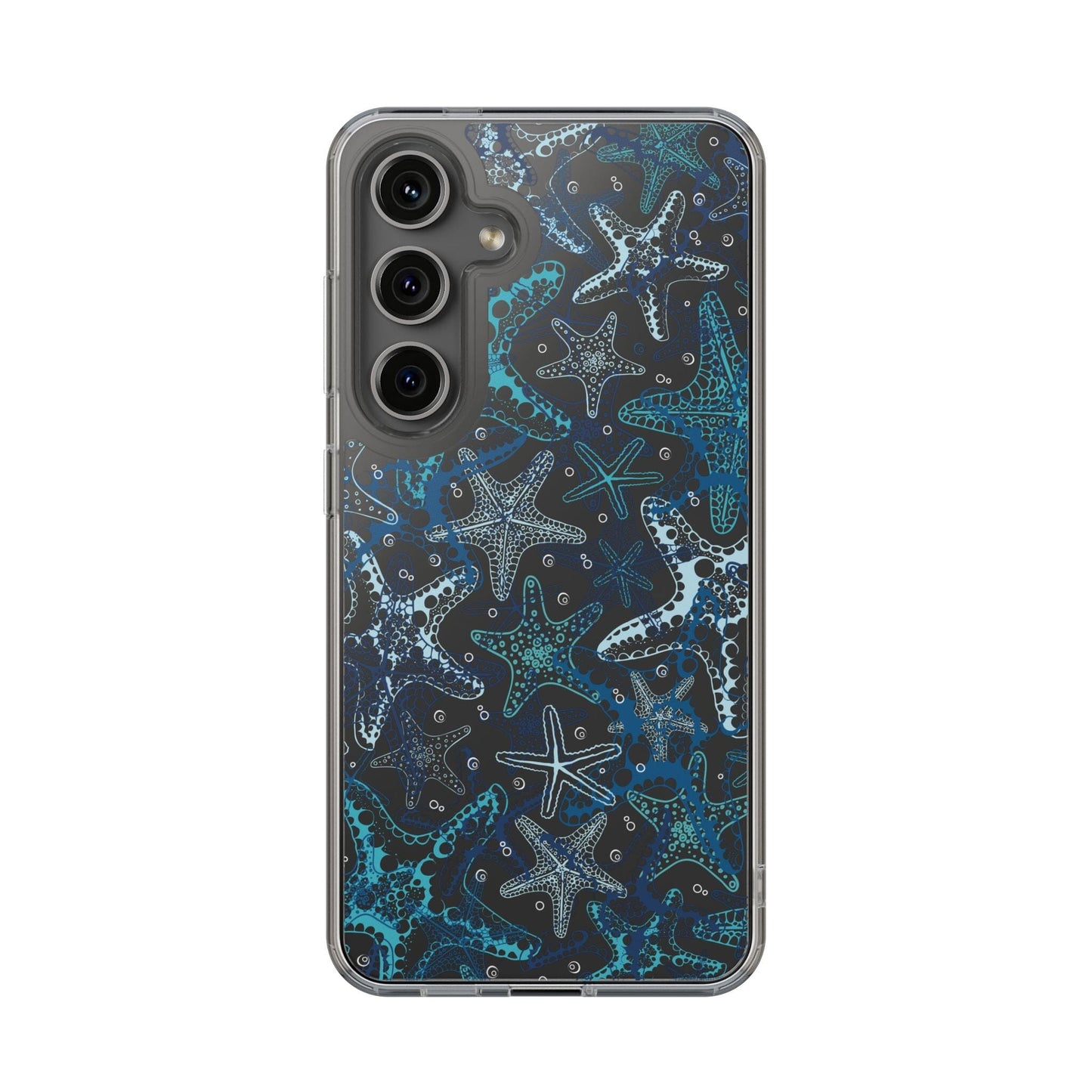 Starfish Clear Phone Cases, Summer Ocean Inspired Phone Cases Compatible with most iPhone and Samsung Models Phone Case Printify Samsung Galaxy S24