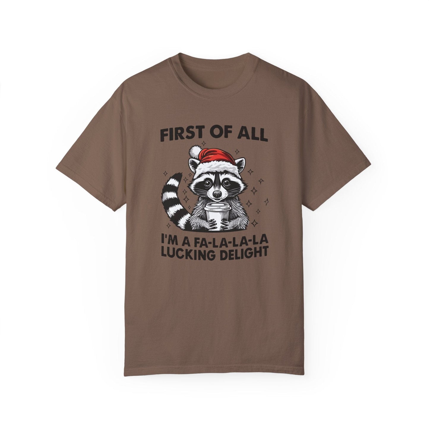 Raccoon Shirt, I'm A Delight Christmas Shirt, T-Shirt Printify Espresso S