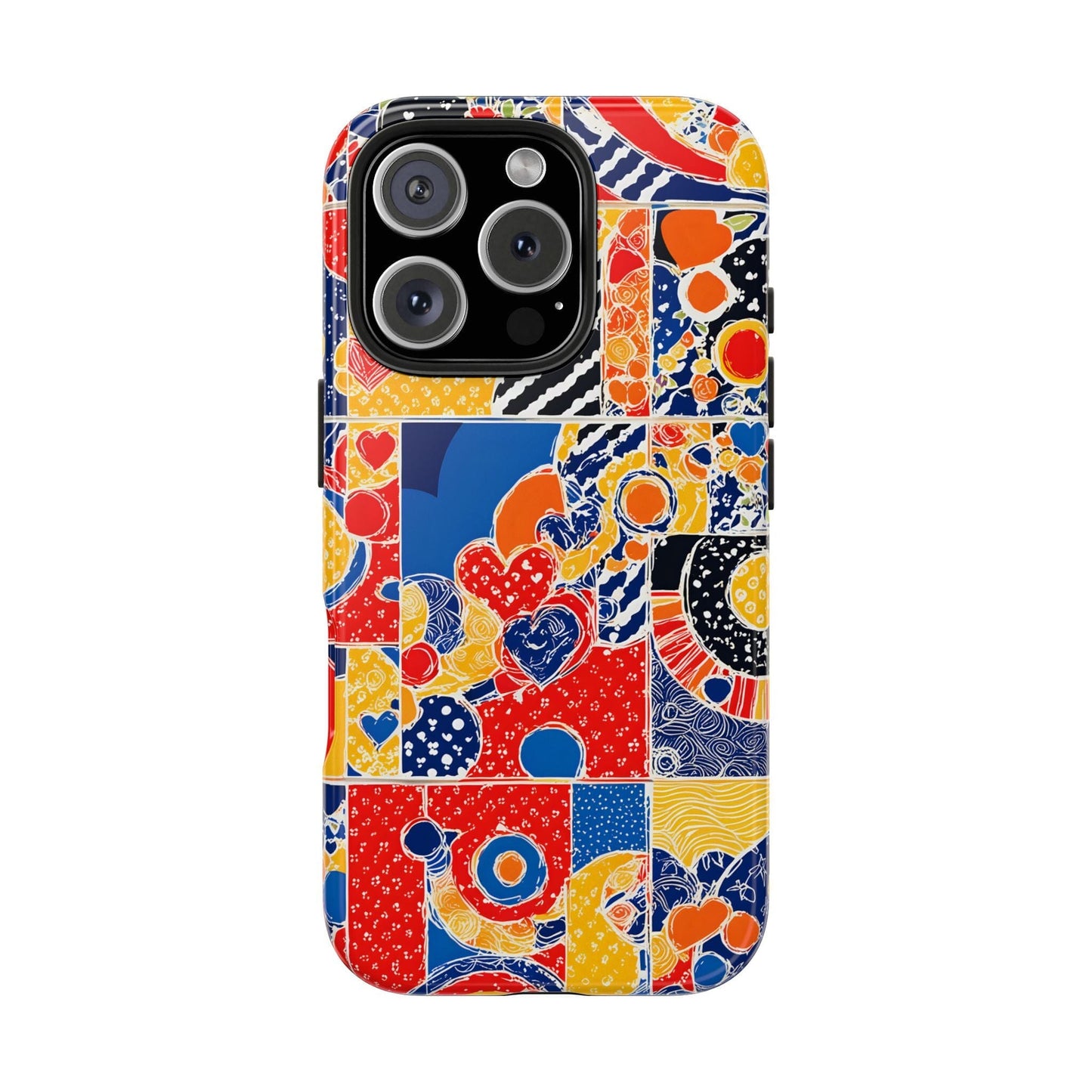 iPhone 16 Pro Case, Collage Phonecase, Mosaic Phone Case, s24 Ultra Case Phone Case Printify iPhone 16 Pro