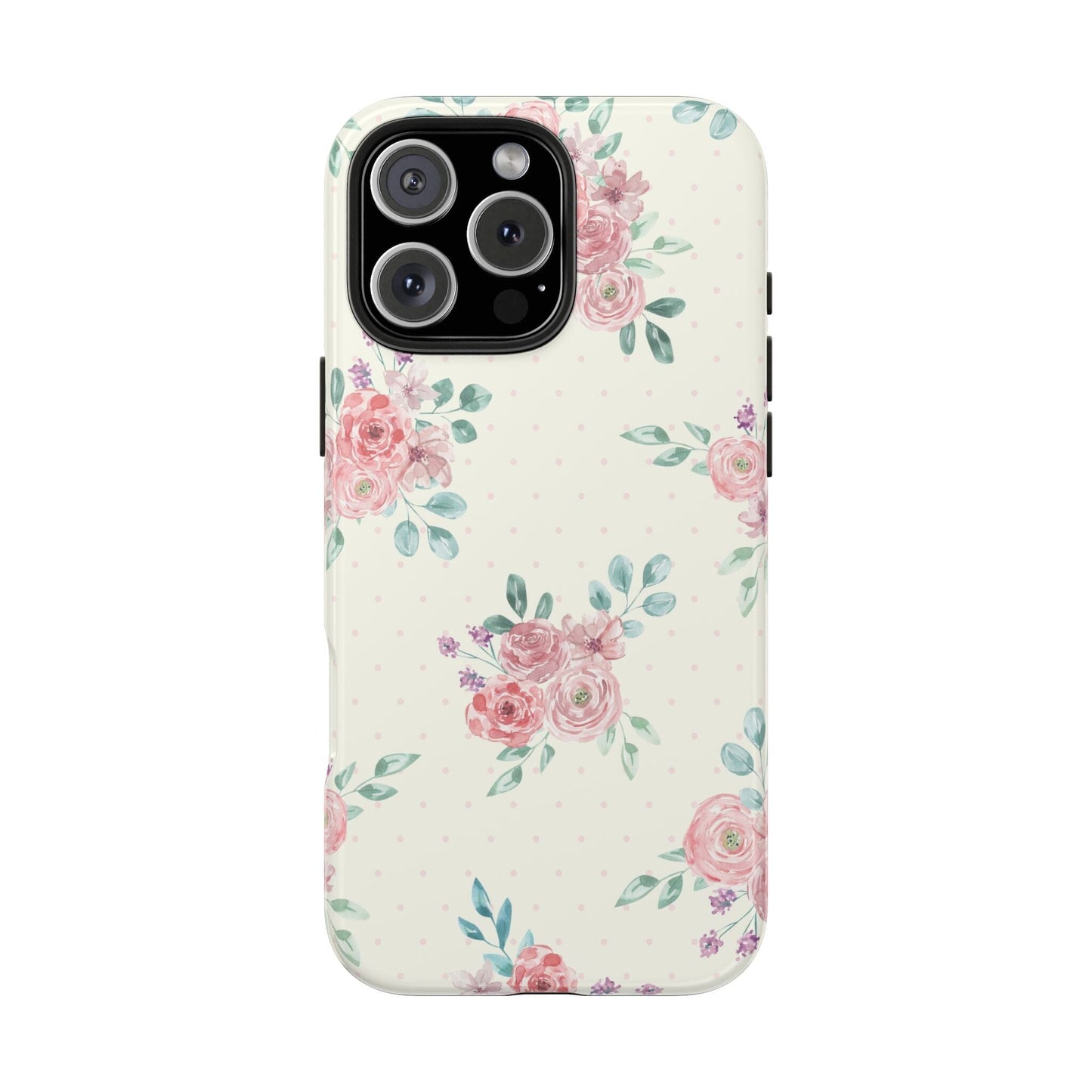 Vanilla Coquette Phone Case, Vintage Floral Phonecases, Summer Phone Cases, Cute Trendy Flower iPhone Case for 12 Mini 13 14 Pro 15 Pro Max Phone Case Printify iPhone 16 Pro Max