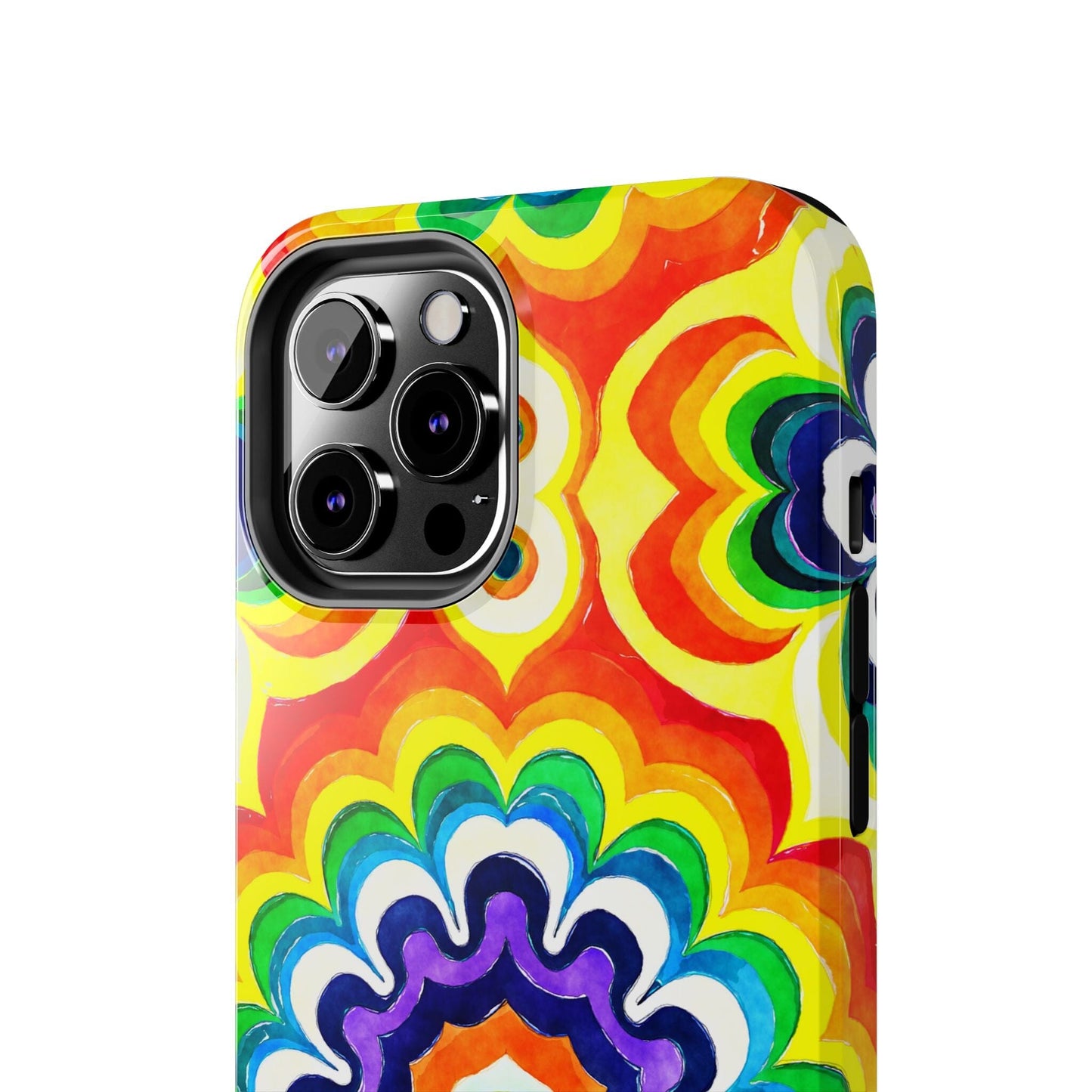 Vibrant Mandala Phone Case • Designed to Fit Most iPhone and Samsung Models Phone Case Printify