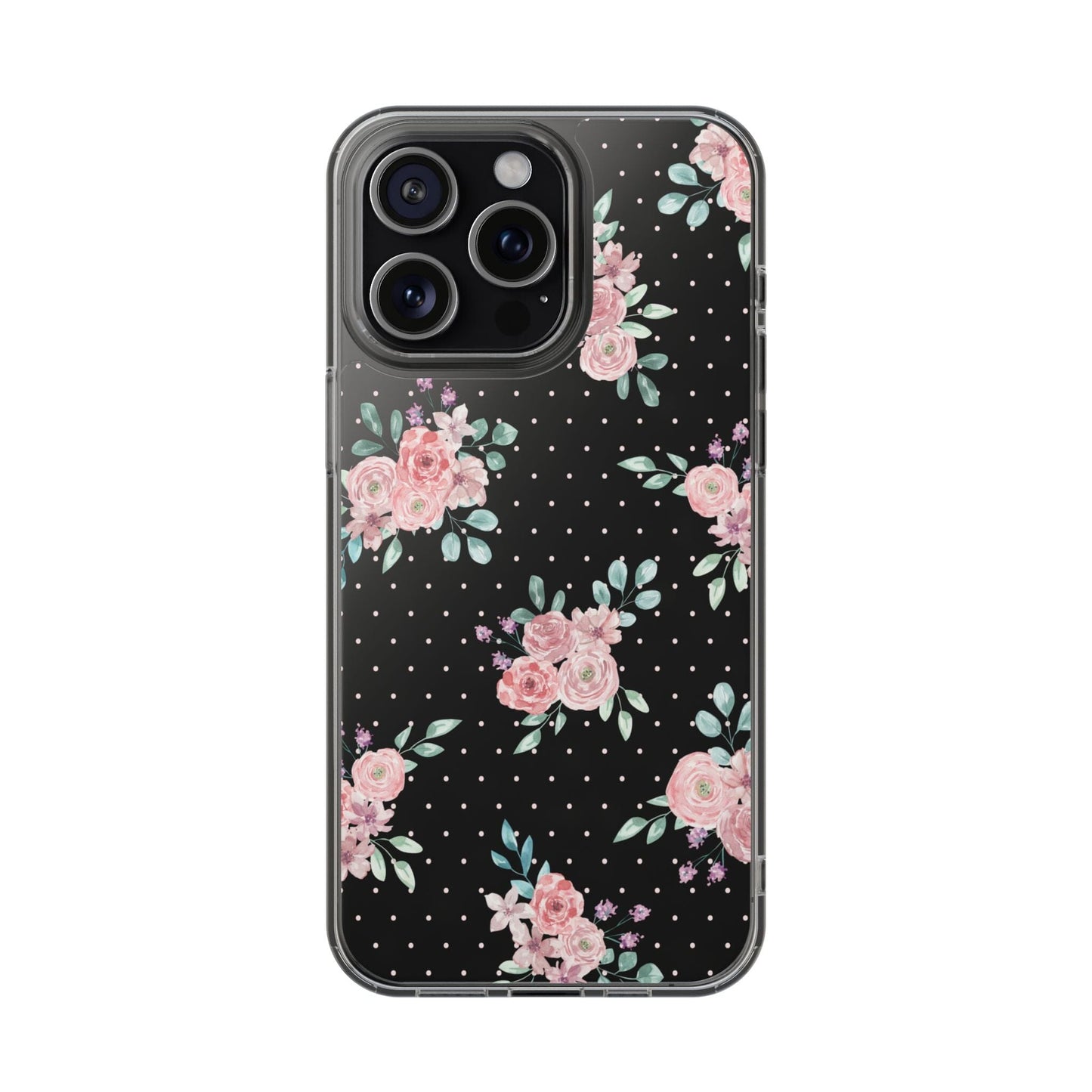 Grandma Core Aesthetic Clear Floral Phone Case • Designed to fit most iPhone and Samsung Phones Phone Case Printify iPhone 15 Pro Max Without gift packaging