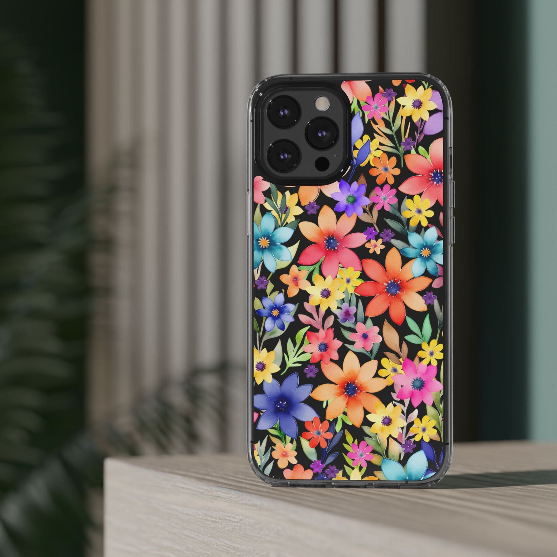 iPhone 16 Pro Case, Clear Phone Case, Flower Phone Case s24 Ultra Case, Cute Phonecase, Coquette Phone Case Phone Case Printify