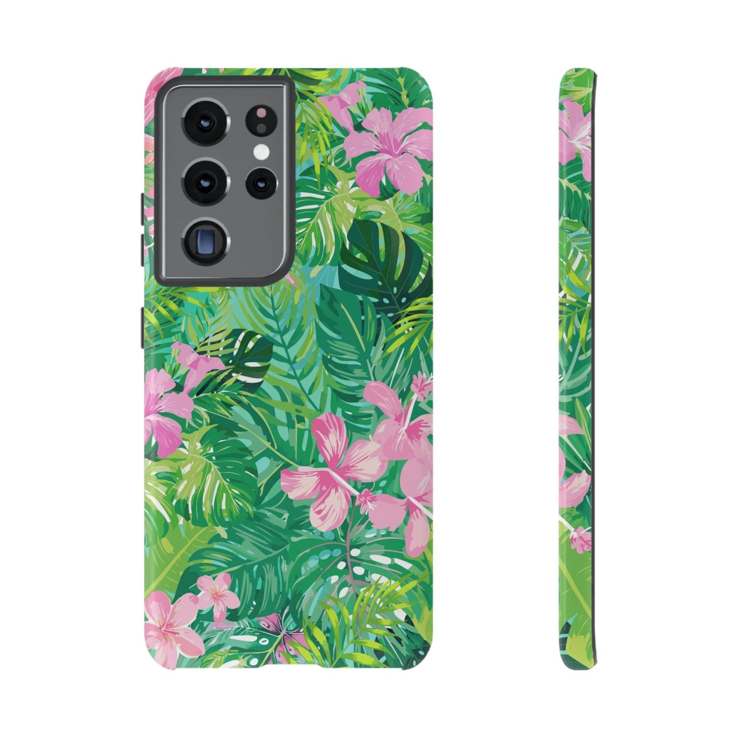 Tropical Pink Phone Case • Designed to Fit Most iPhone, Samsung and Google Models Phone Case Printify Samsung Galaxy S21 Ultra Glossy