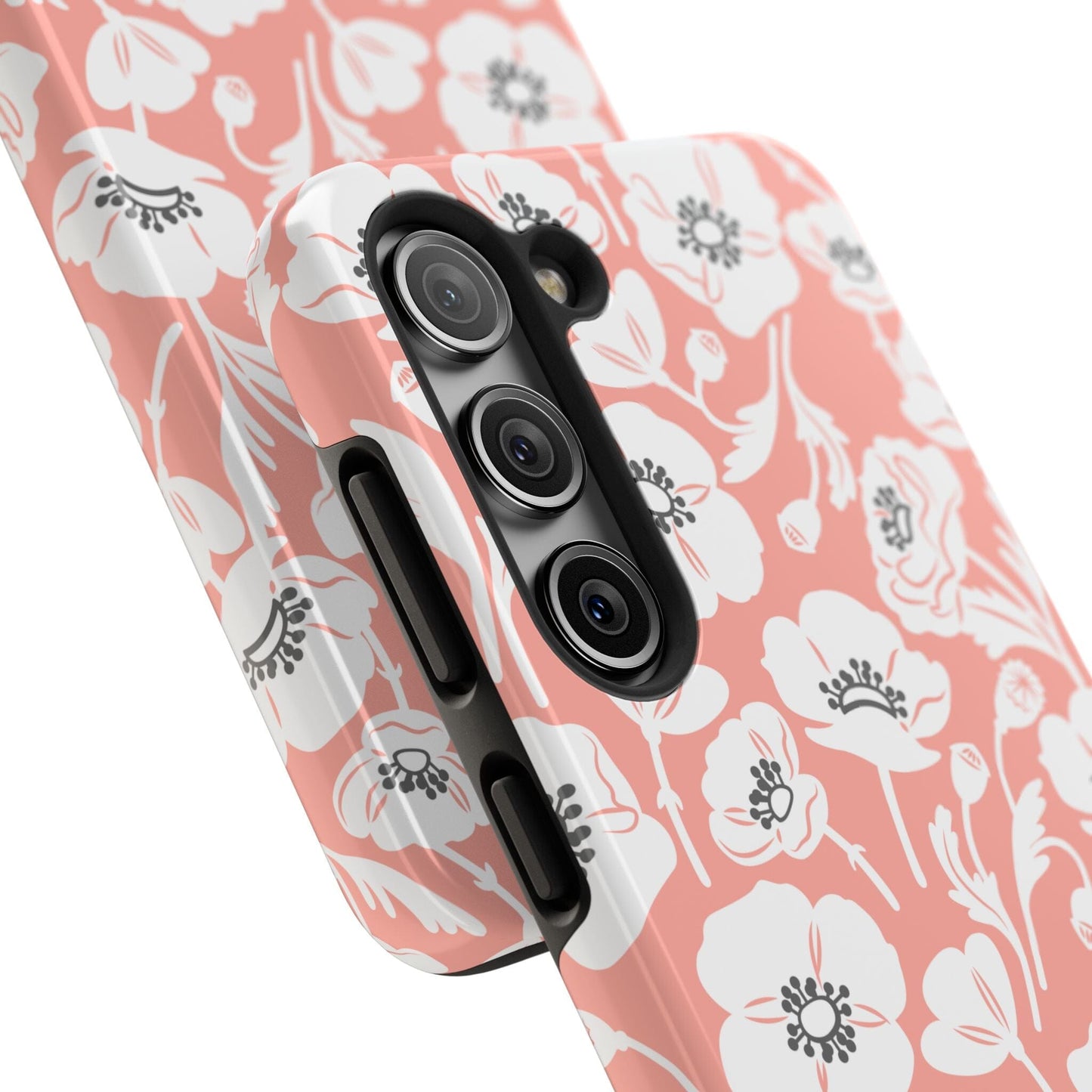 Pop-Art Poppies Floral Phone Case • Tough Case Designed to Fit Most iPhone and Samsung Models Phone Case Printify Samsung Galaxy S23