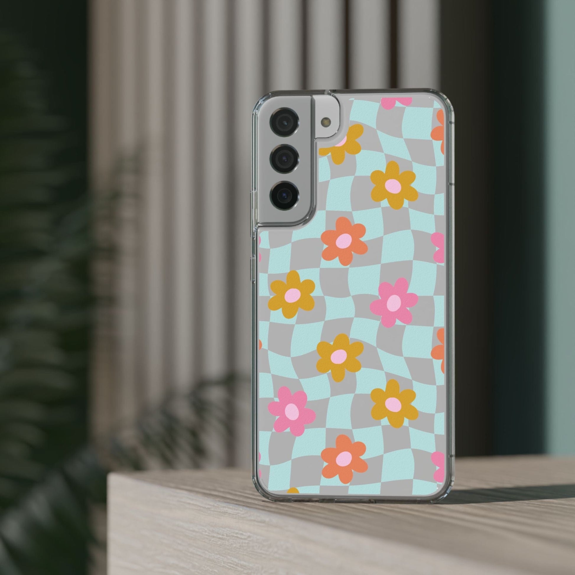 Cute Coconut Girl iPhone Cases • Colorful Floral Clear Phone Case Designed to fit Most iPhone and Samsung Models Phone Case Printify
