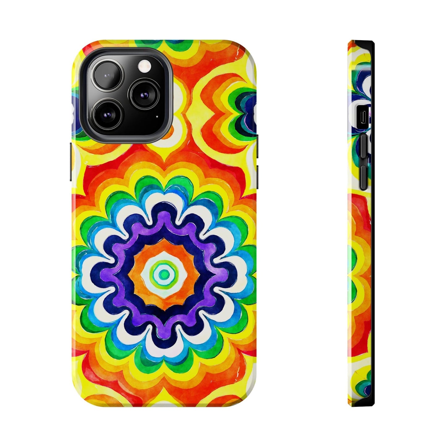 Vibrant Mandala Phone Case • Designed to Fit Most iPhone and Samsung Models Phone Case Printify iPhone 13 Pro Max