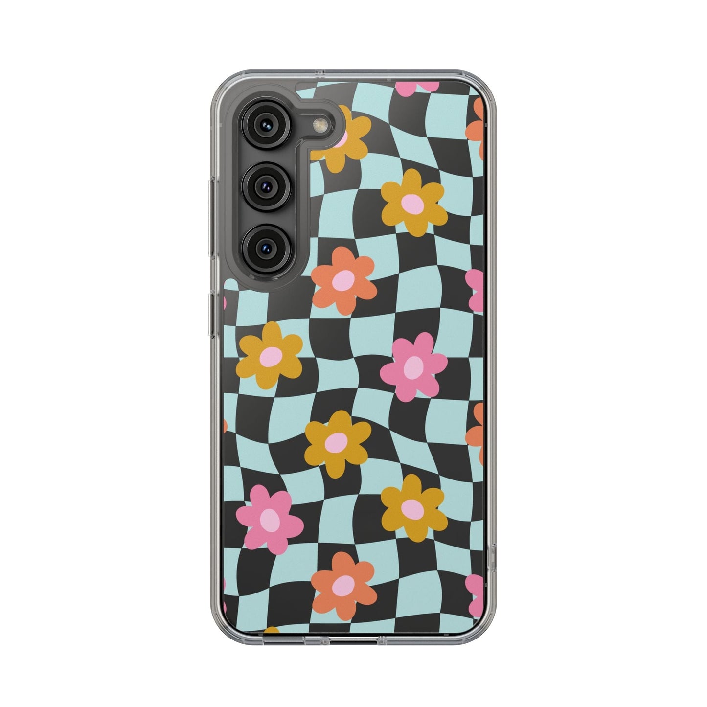 Cute Coconut Girl iPhone Cases • Colorful Floral Clear Phone Case Designed to fit Most iPhone and Samsung Models Phone Case Printify Samsung Galaxy S23 Without gift packaging