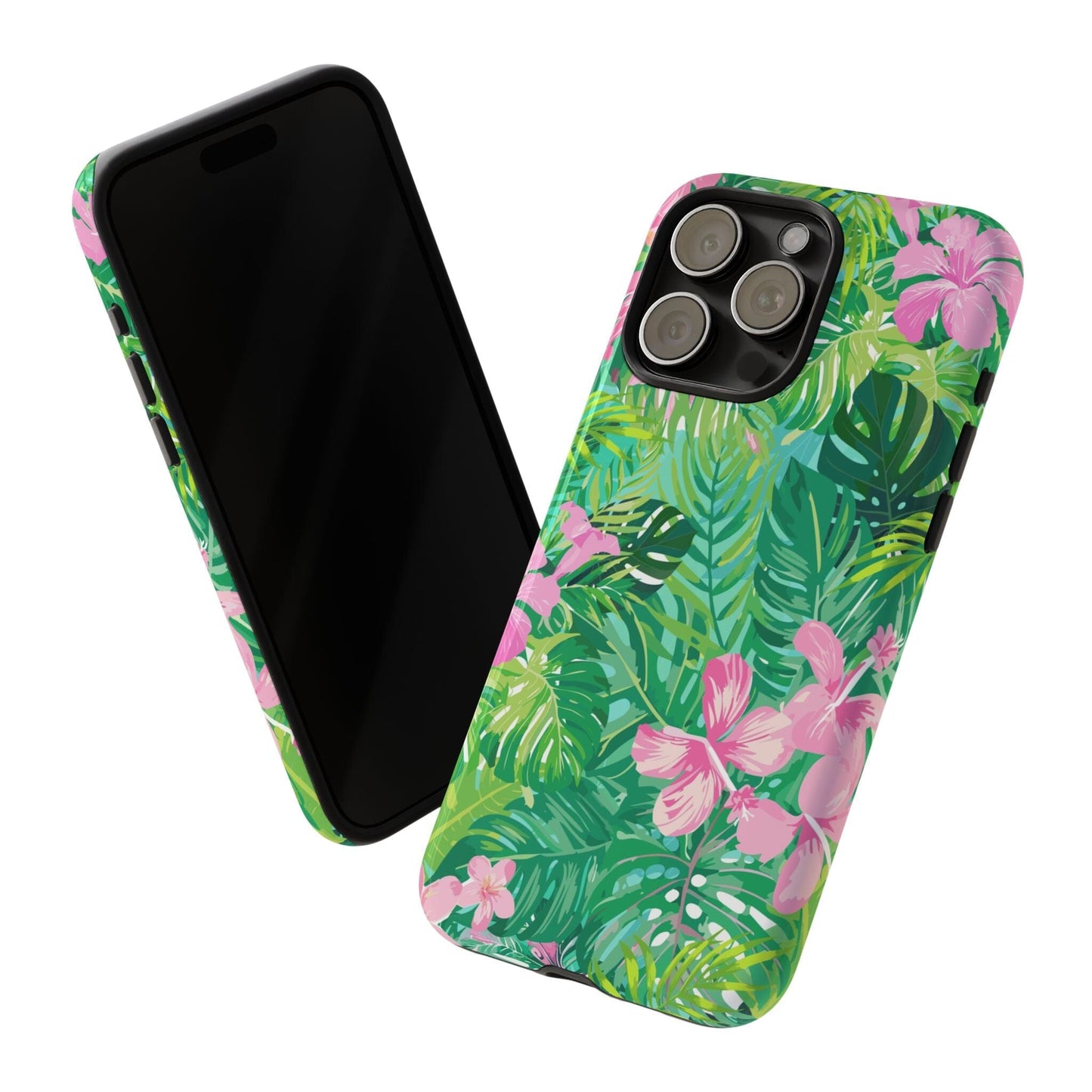 Tropical Pink Phone Case • Designed to Fit Most iPhone, Samsung and Google Models Phone Case Printify