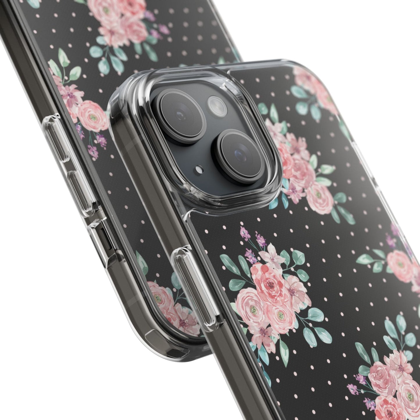Grandma Core Aesthetic Clear Floral Phone Case • Designed to fit most iPhone and Samsung Phones Phone Case Printify