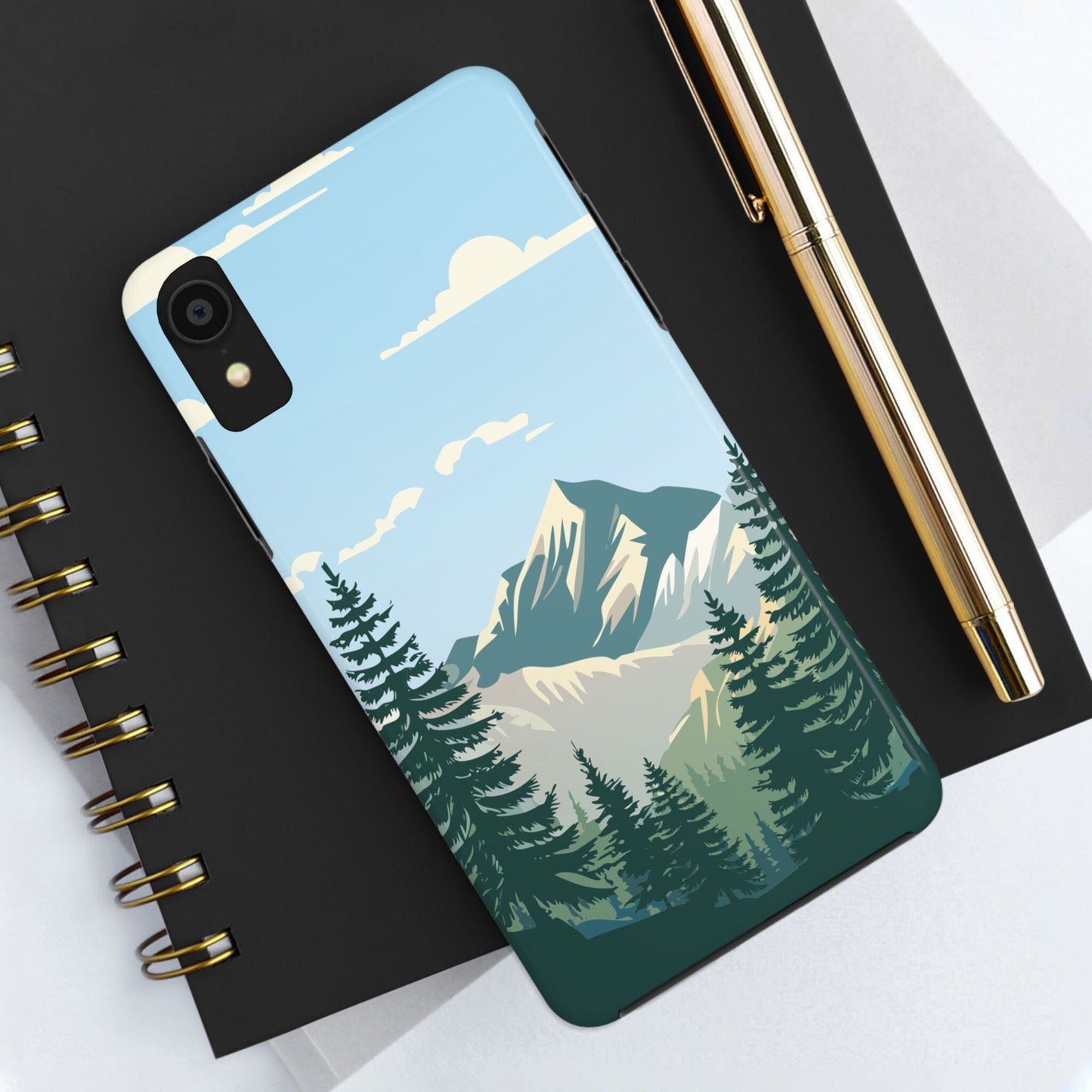 Tough Phone Cases • The Mountains Are Calling Phone Cases Designed to fit iPhone and Samsung Phone Case Printify iPhone XR