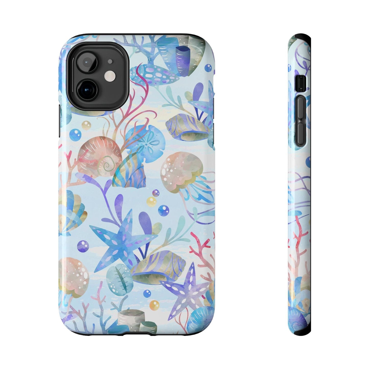 Vintage Seashell Phone Case • Beachy Summer Vibes Phone Case, Ocean Inspired Style fits most iPhone and Samsung Phones Phone Case Printify iPhone 11