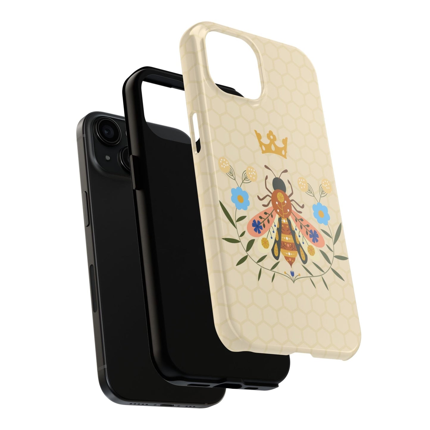 Queen Bee Phone Case • Deisgned to Fit Most iPhone and Samsung Models Phone Case Printify