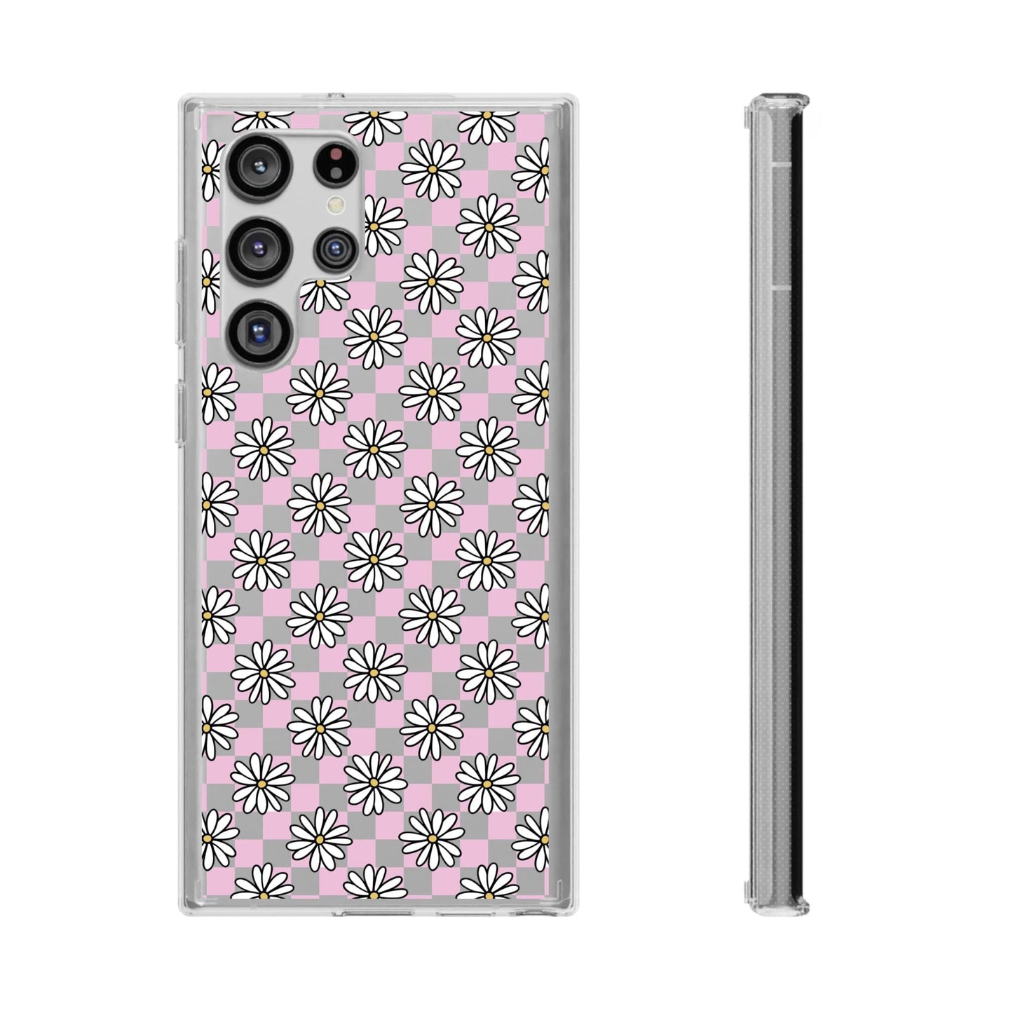 Floral Pattern Phone Case - Stylish Clear Cases for All Occasions Phone Case Printify Samsung Galaxy S22 Ultra Without gift packaging