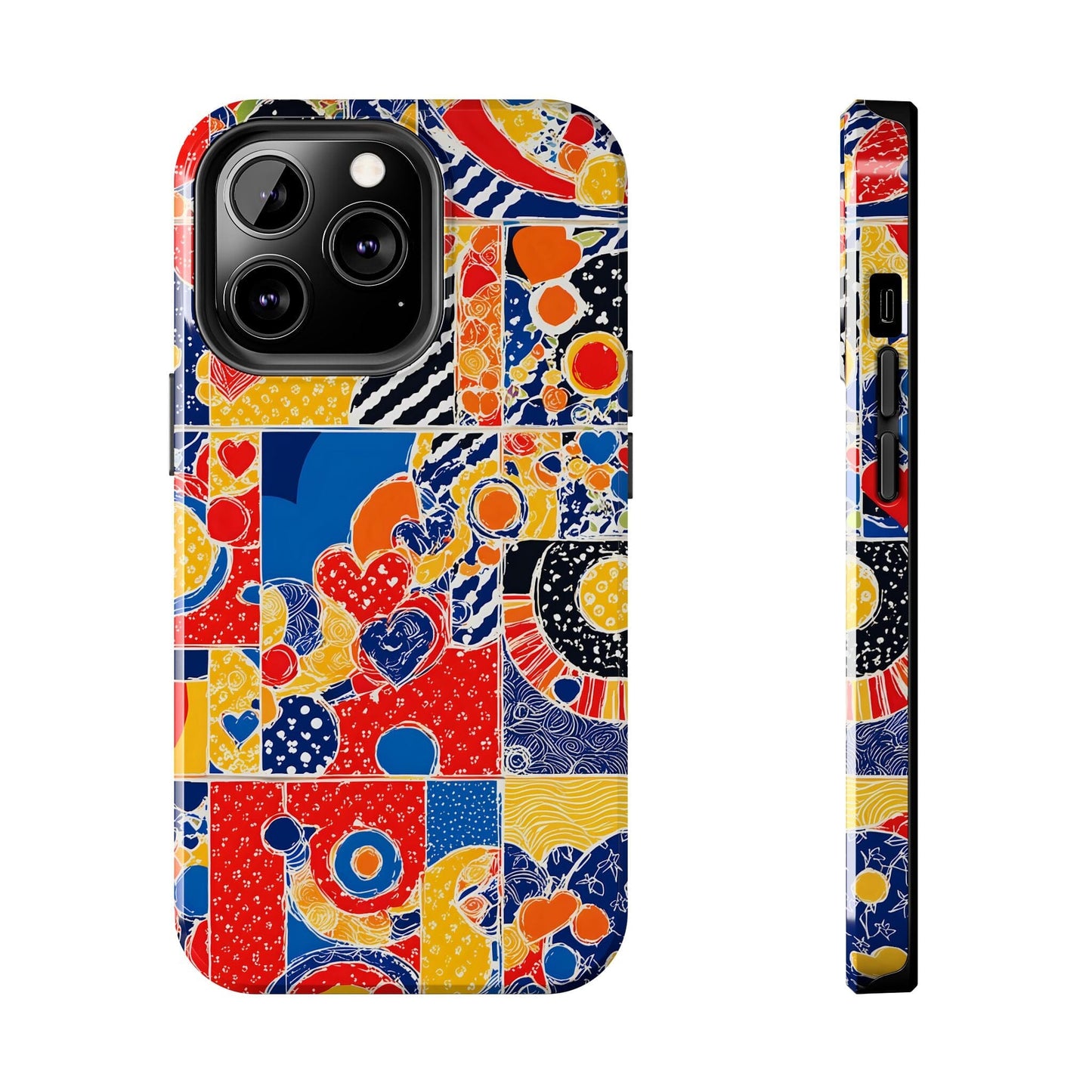 iPhone 16 Pro Case, Collage Phonecase, Mosaic Phone Case, s24 Ultra Case Phone Case Printify iPhone 13 Pro