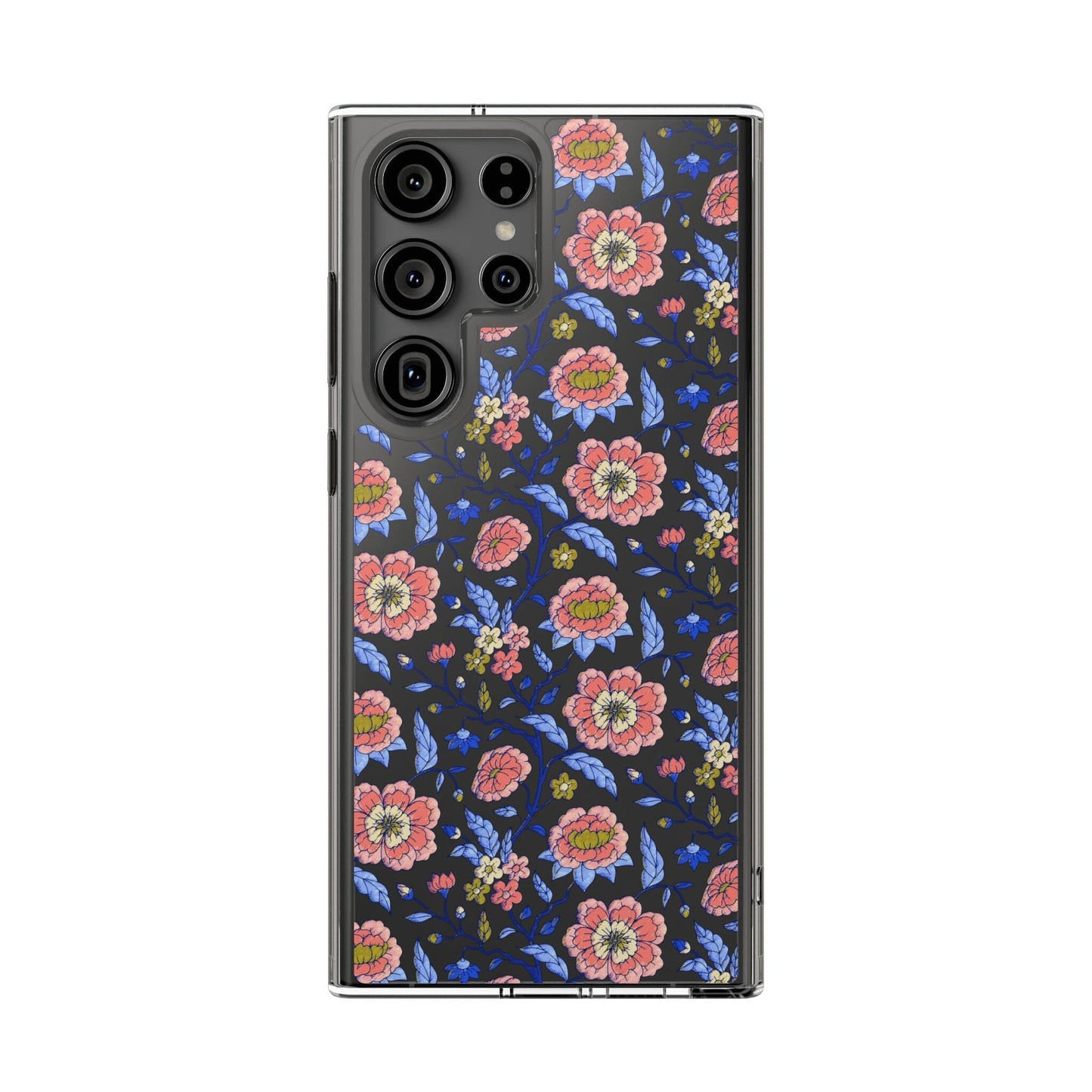 Clear Phone Case, iPhone 16 Pro Max Case, Chinoiserie Toile – Compatible with Most iPhone and Samsung Models Phone Case Printify Samsung Galaxy S23 Ultra Without gift packaging