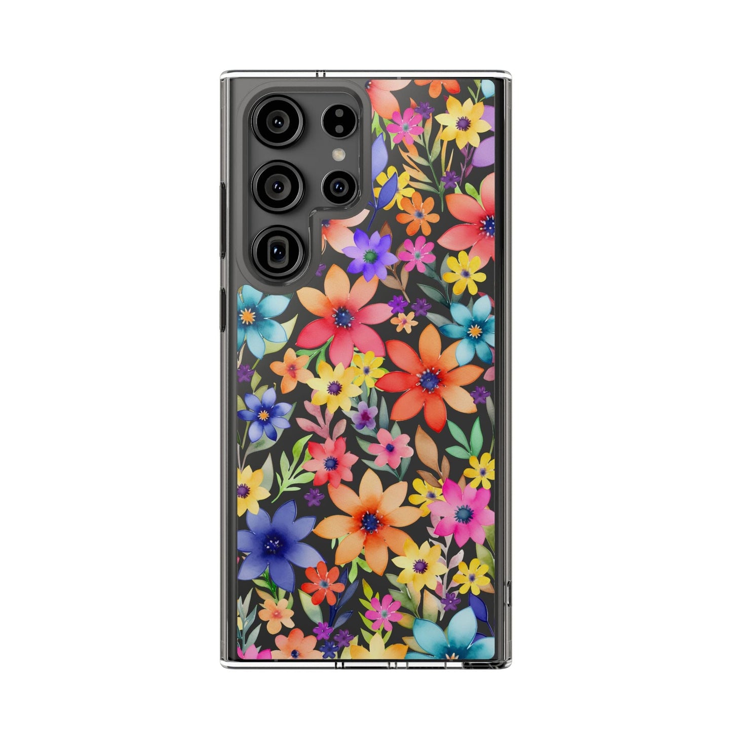 iPhone 16 Pro Case, Clear Phone Case, Flower Phone Case s24 Ultra Case, Cute Phonecase, Coquette Phone Case Phone Case Printify Samsung Galaxy S23 Ultra Without gift packaging