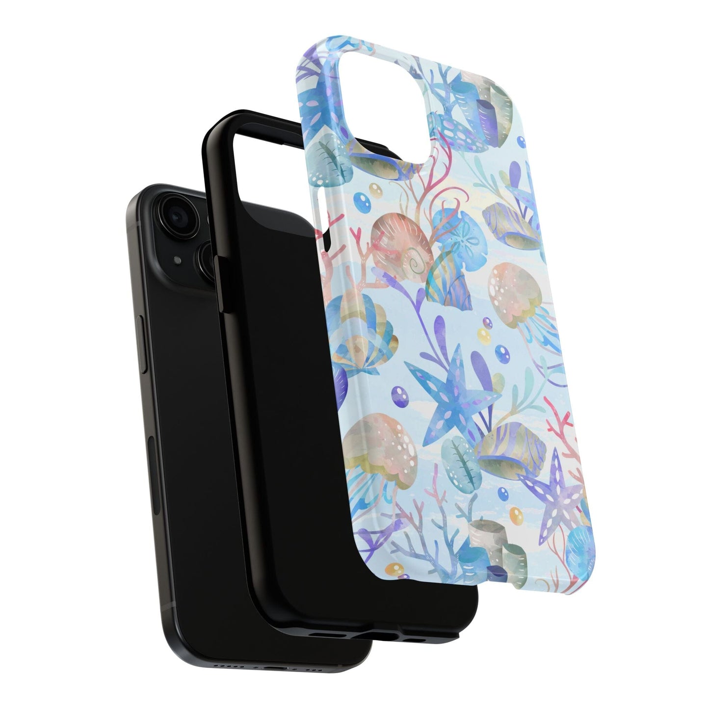 Vintage Seashell Phone Case • Beachy Summer Vibes Phone Case, Ocean Inspired Style fits most iPhone and Samsung Phones Phone Case Printify