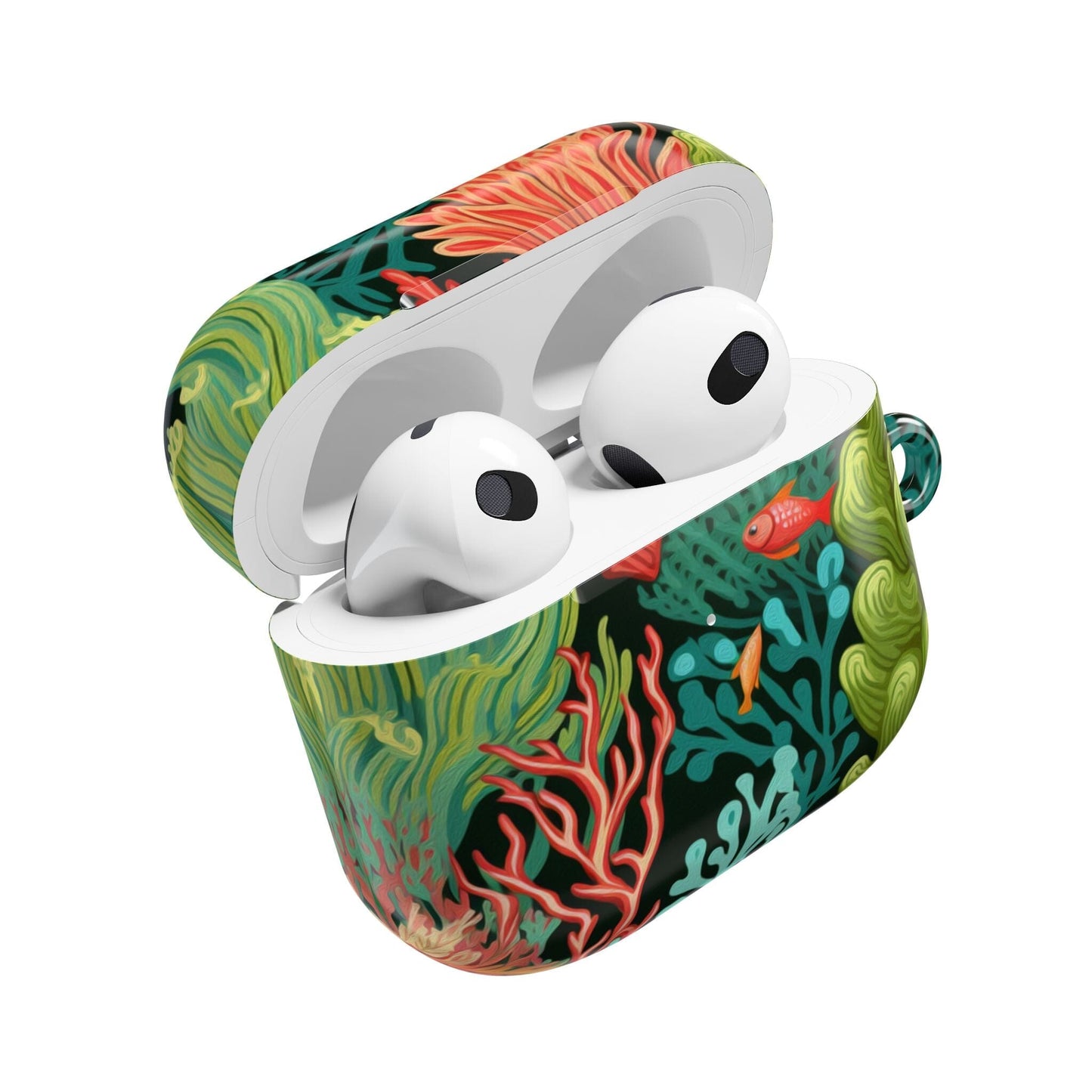 Coral Reef AirPods Case, Ocean Inspired Ear Bud Cover • Cute Phone Accessories Accessories Printify