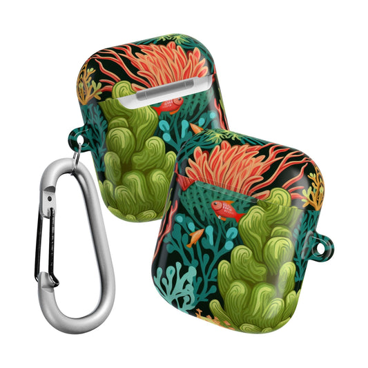 Coral Reef AirPods Case, Ocean Inspired Ear Bud Cover • Cute Phone Accessories Accessories Printify