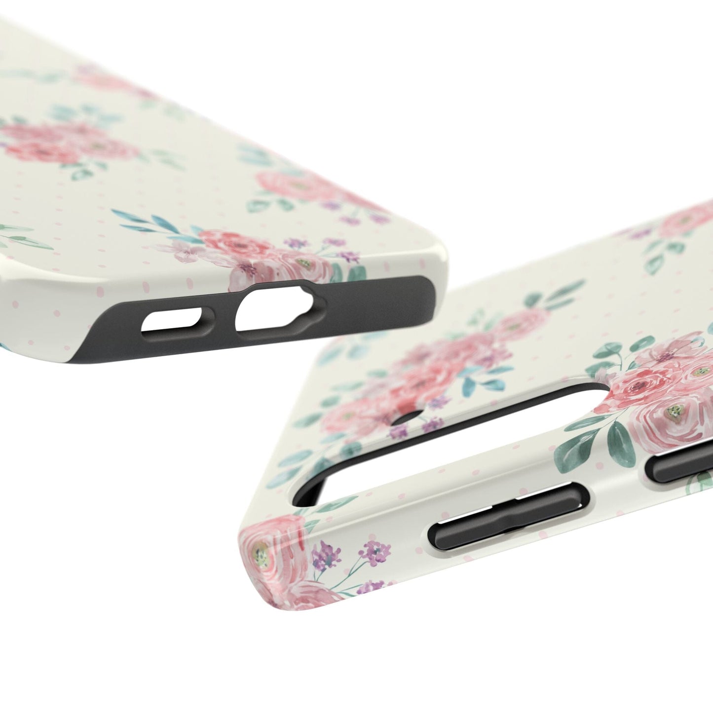 Vanilla Coquette Phone Case, Vintage Floral Phonecases, Summer Phone Cases, Cute Trendy Flower iPhone Case for 12 Mini 13 14 Pro 15 Pro Max Phone Case Printify