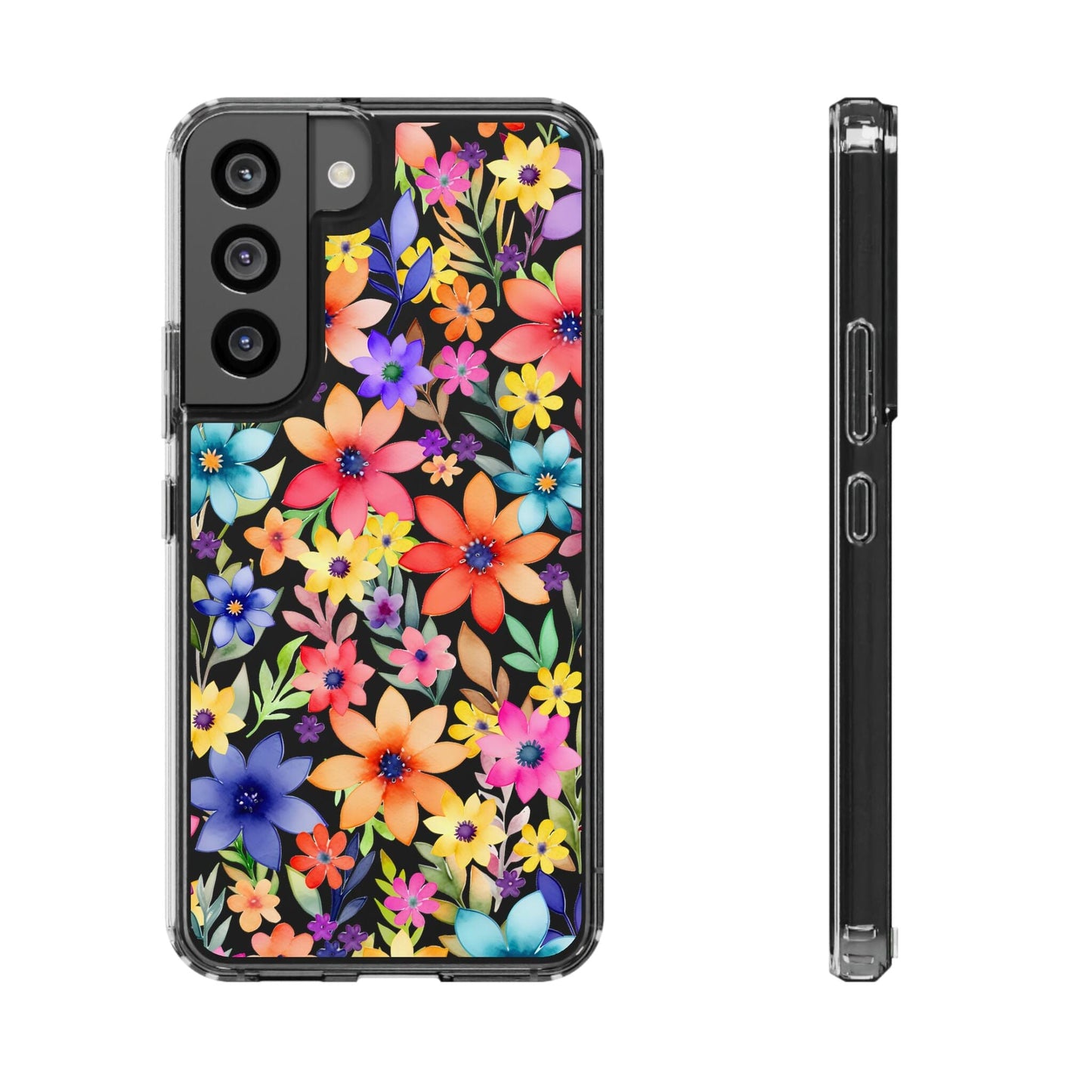 iPhone 16 Pro Case, Clear Phone Case, Flower Phone Case s24 Ultra Case, Cute Phonecase, Coquette Phone Case Phone Case Printify Samsung Galaxy S22 Without gift packaging
