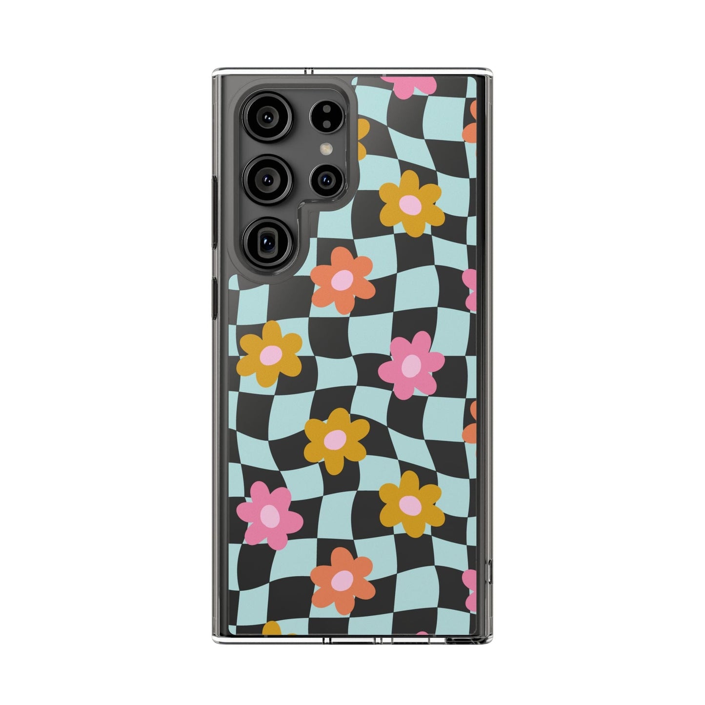 Cute Coconut Girl iPhone Cases • Colorful Floral Clear Phone Case Designed to fit Most iPhone and Samsung Models Phone Case Printify Samsung Galaxy S23 Ultra Without gift packaging