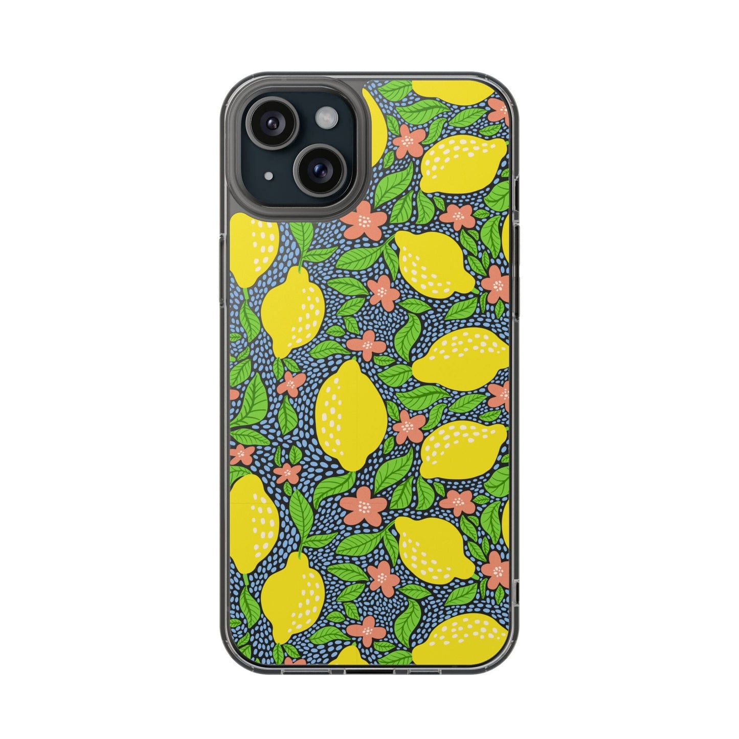Clear iPhone 16 Pro Phone Case, Lemon Citron Coquette Phonecase • Designed to fit Most iPhone and Samsung Models Phone Case Printify iPhone 15 Plus Without gift packaging