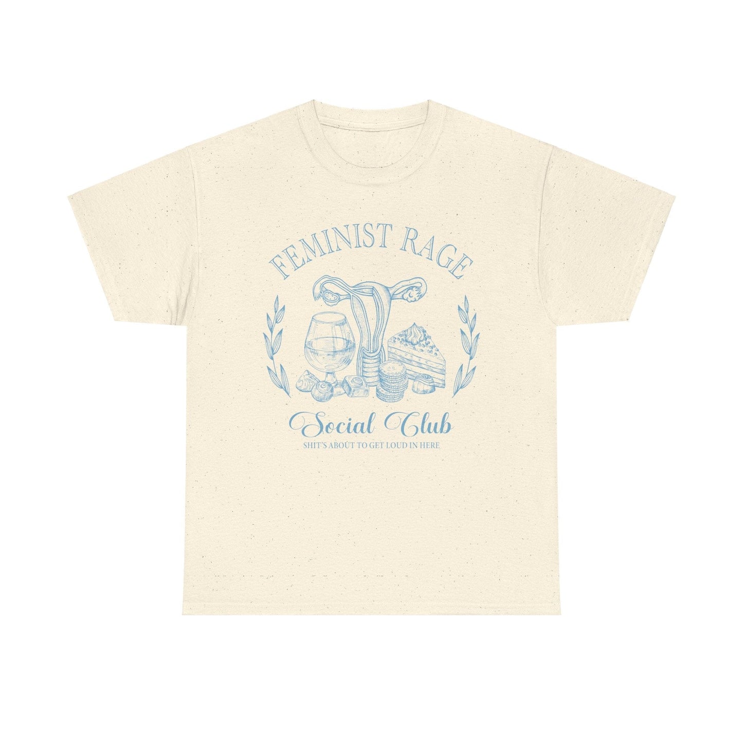 Feminist Rage Shirt ~ Equal Rights Social Club Shirts T-Shirt Printify Natural S