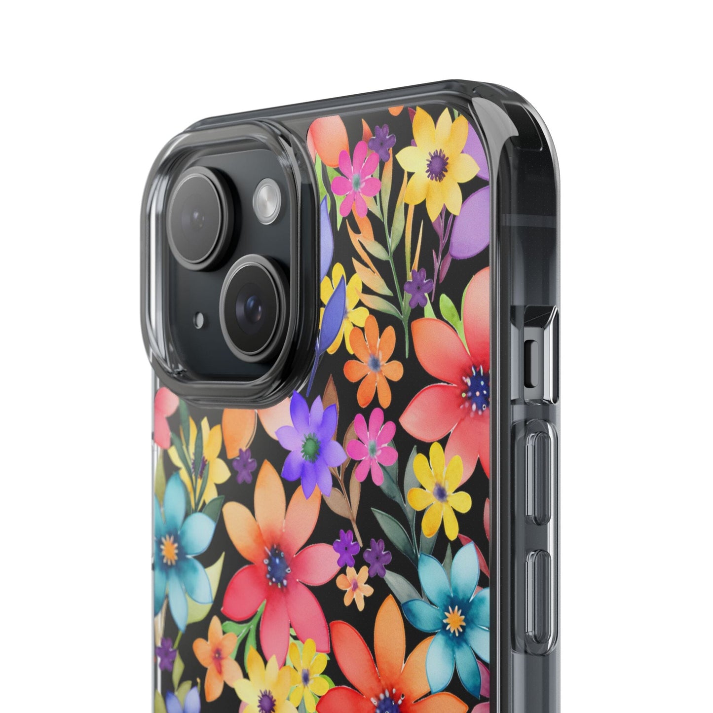 iPhone 16 Pro Case, Clear Phone Case, Flower Phone Case s24 Ultra Case, Cute Phonecase, Coquette Phone Case Phone Case Printify