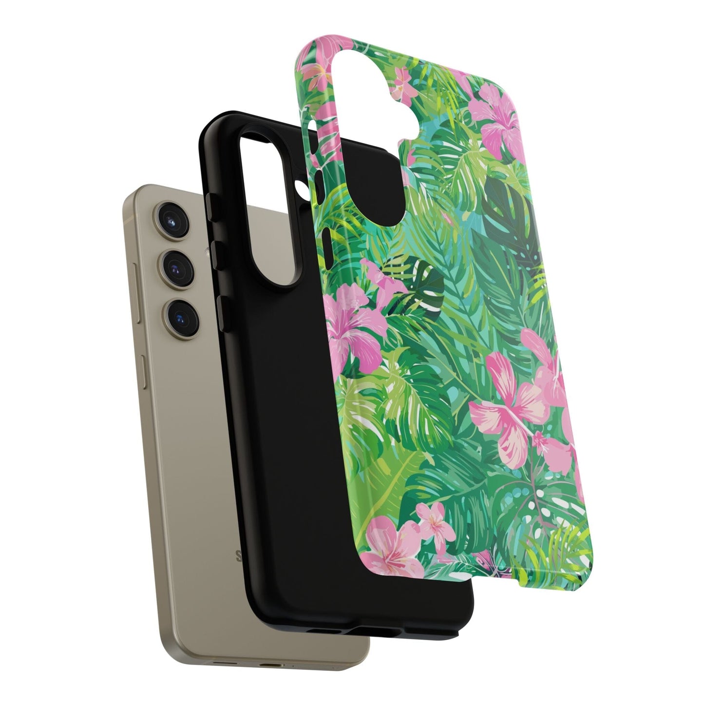 Tropical Pink Phone Case • Designed to Fit Most iPhone, Samsung and Google Models Phone Case Printify