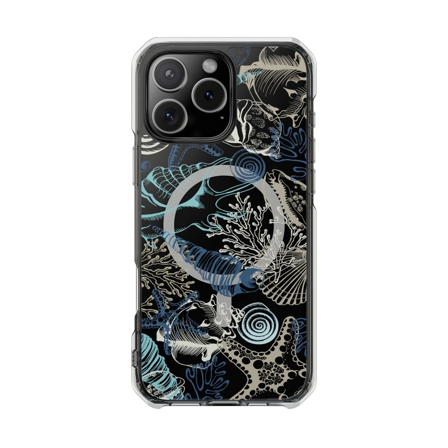 Mag Safe Clear Seashell Phone Case • Fits most iPhones Phone Case Printify iPhone 16 Pro Max