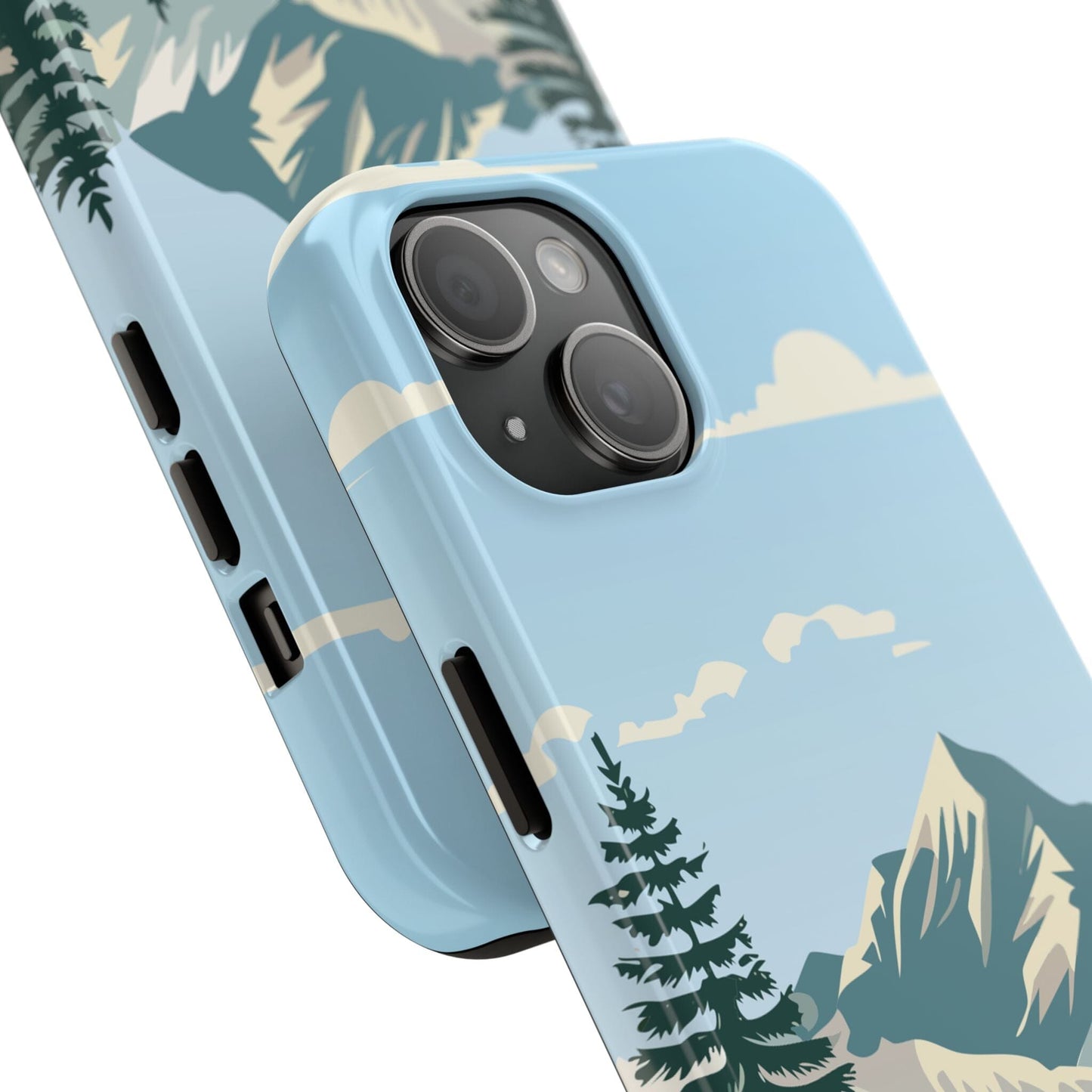 Tough Phone Cases • The Mountains Are Calling Phone Cases Designed to fit iPhone and Samsung Phone Case Printify iPhone 15