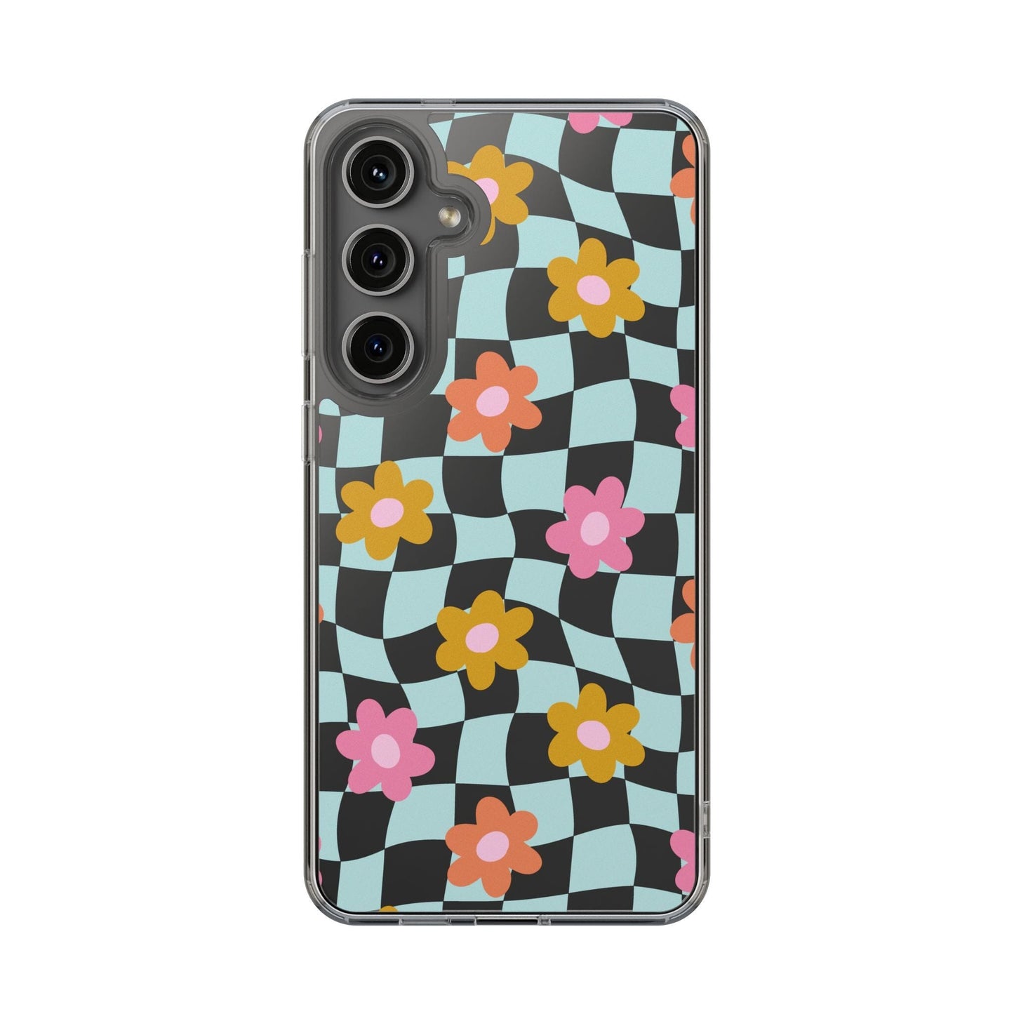 Cute Coconut Girl iPhone Cases • Colorful Floral Clear Phone Case Designed to fit Most iPhone and Samsung Models Phone Case Printify Samsung Galaxy S24 Plus Without gift packaging