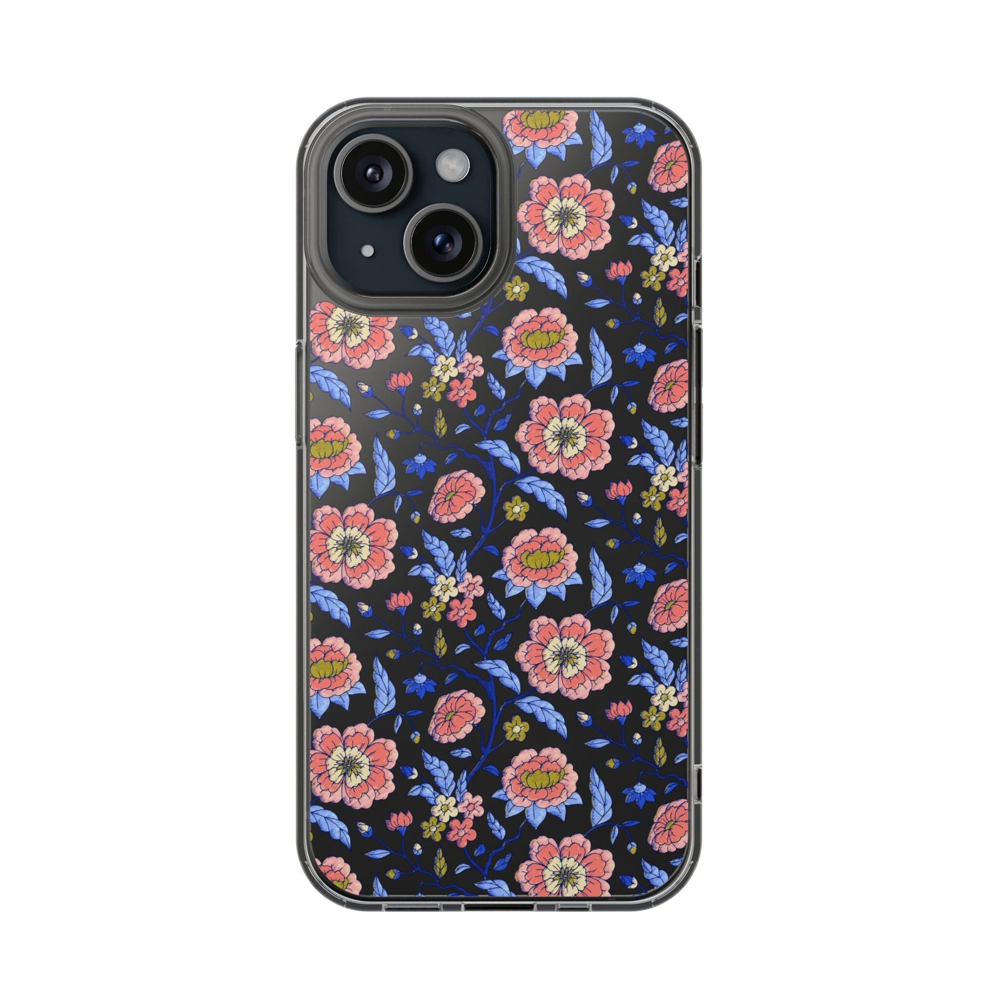 Clear Phone Case, iPhone 16 Pro Max Case, Chinoiserie Toile – Compatible with Most iPhone and Samsung Models Phone Case Printify iPhone 15 Without gift packaging