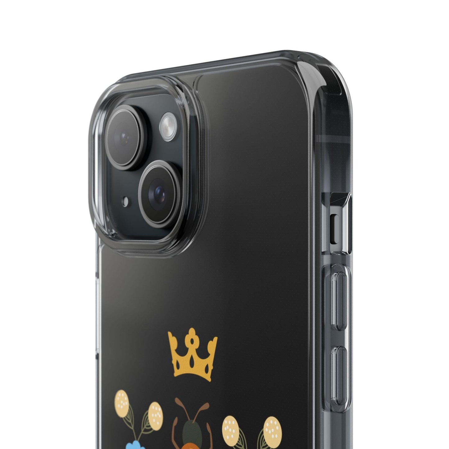 Clear Queen Been Phone Case • Designed to Fit Most iPhone and Samsung Models Phone Case Printify