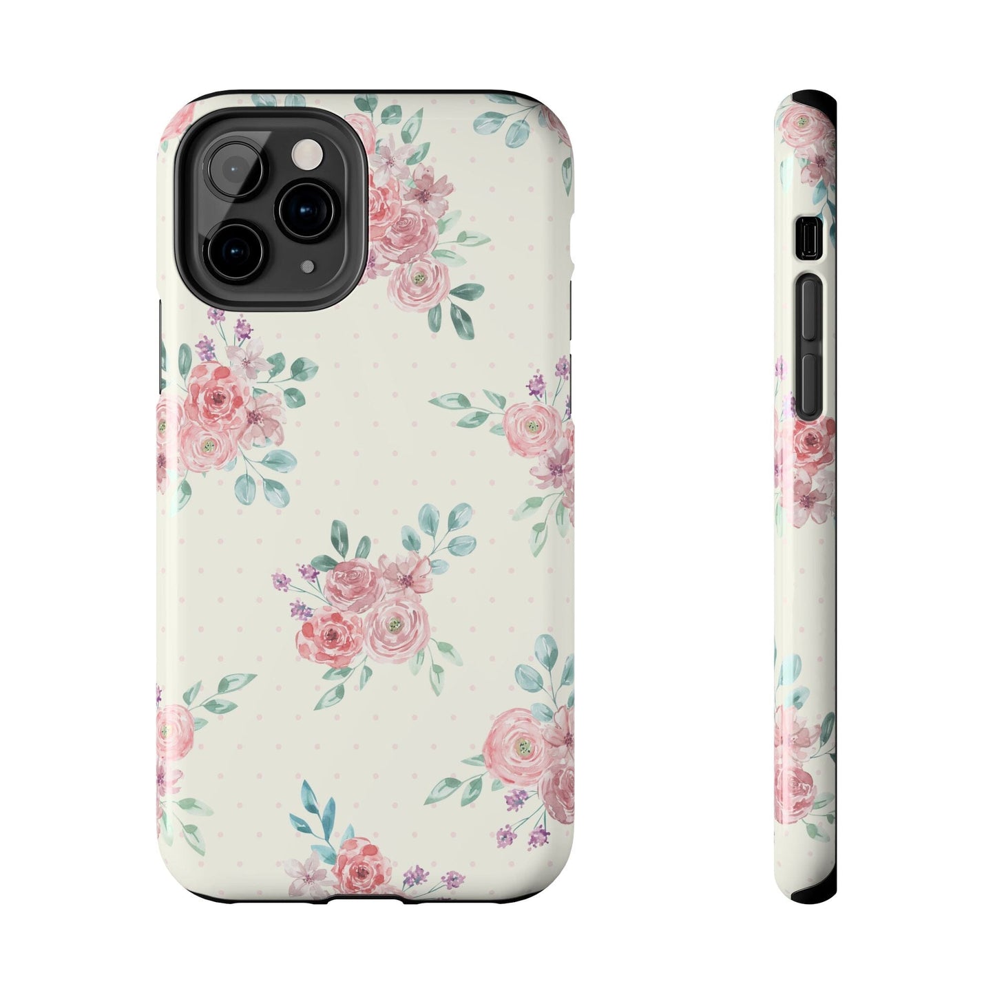 Vanilla Coquette Phone Case, Vintage Floral Phonecases, Summer Phone Cases, Cute Trendy Flower iPhone Case for 12 Mini 13 14 Pro 15 Pro Max Phone Case Printify iPhone 11 Pro