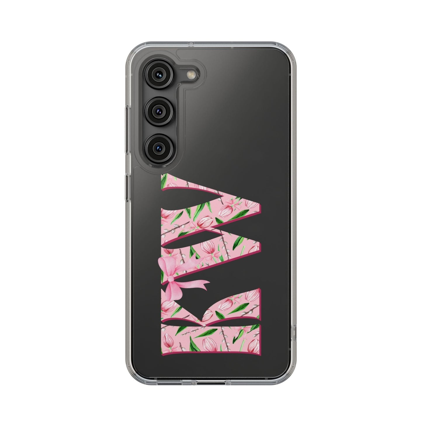 Initials iPhone 16 Pro Case, Clear Phone Cases • Designed to fit Most iPhone and Samsung Phones Phone Case Printify Samsung Galaxy S23 Without gift packaging