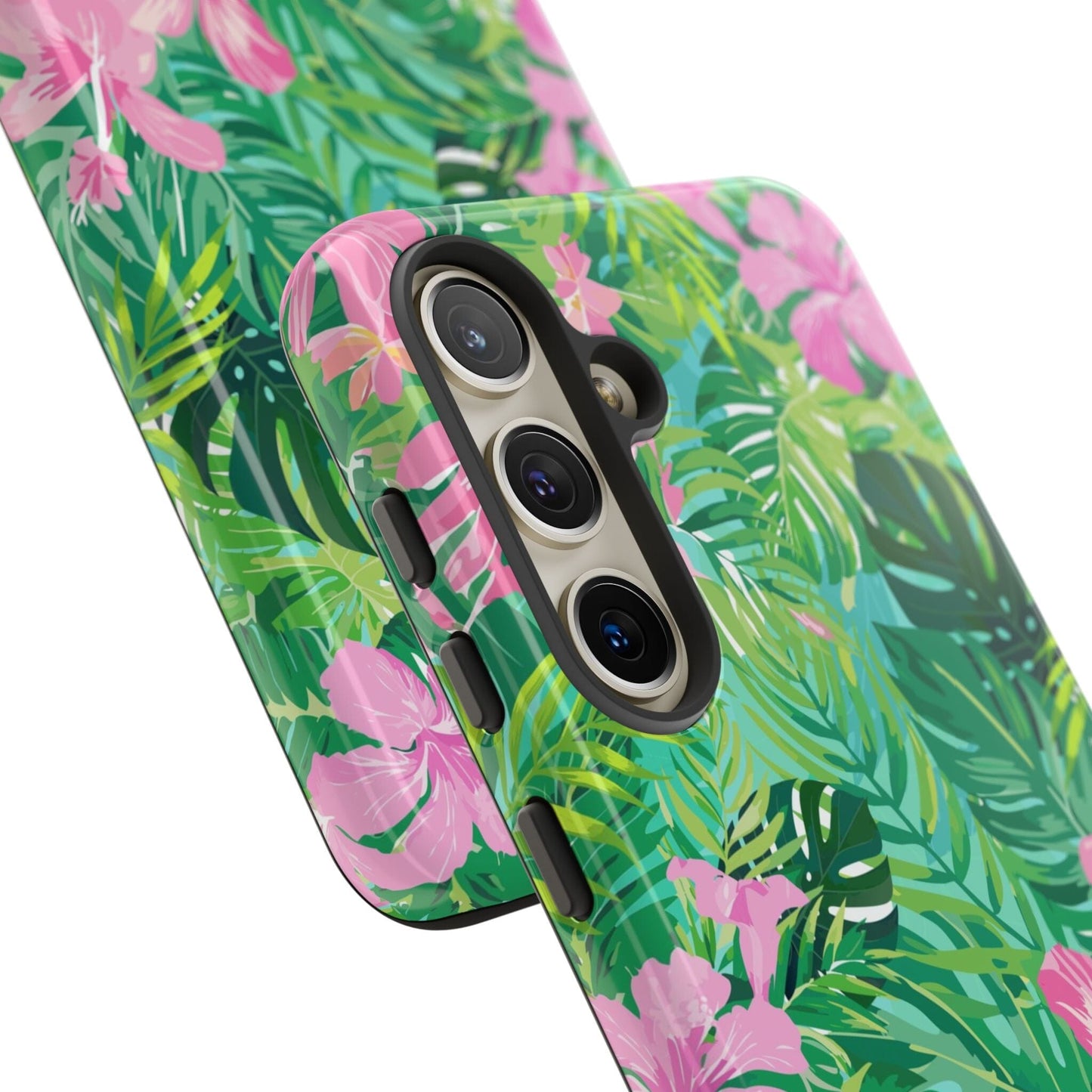Tropical Pink Phone Case • Designed to Fit Most iPhone, Samsung and Google Models Phone Case Printify