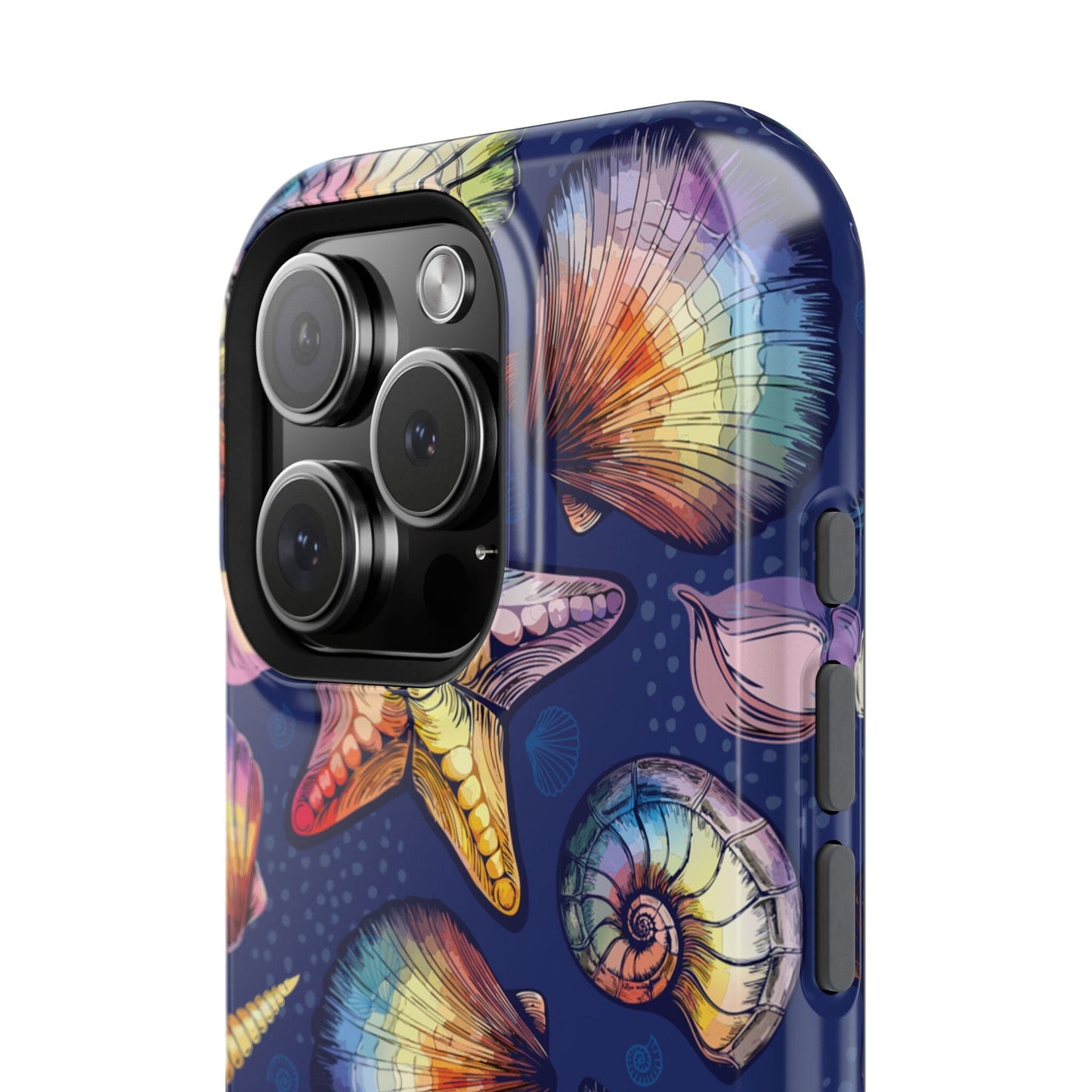 Rainbow Seashell Phone Case • Designed to fit most iPhone and Samsung Phones Phone Case Printify