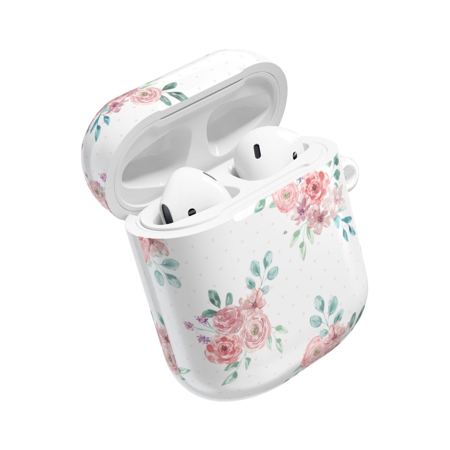 Coquette AirPods Case Cover, Grandmacore Floral Ear Bud Case • Cute Phone Accessories Accessories Printify