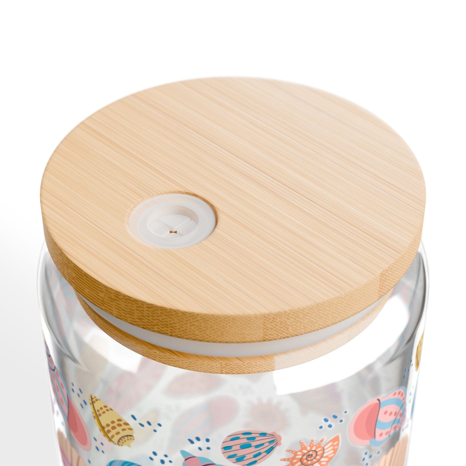 Meet Me at the Beach Sipper Glass • Beach Wedding Favors, Cute Iced Coffee Cup Mug Printify