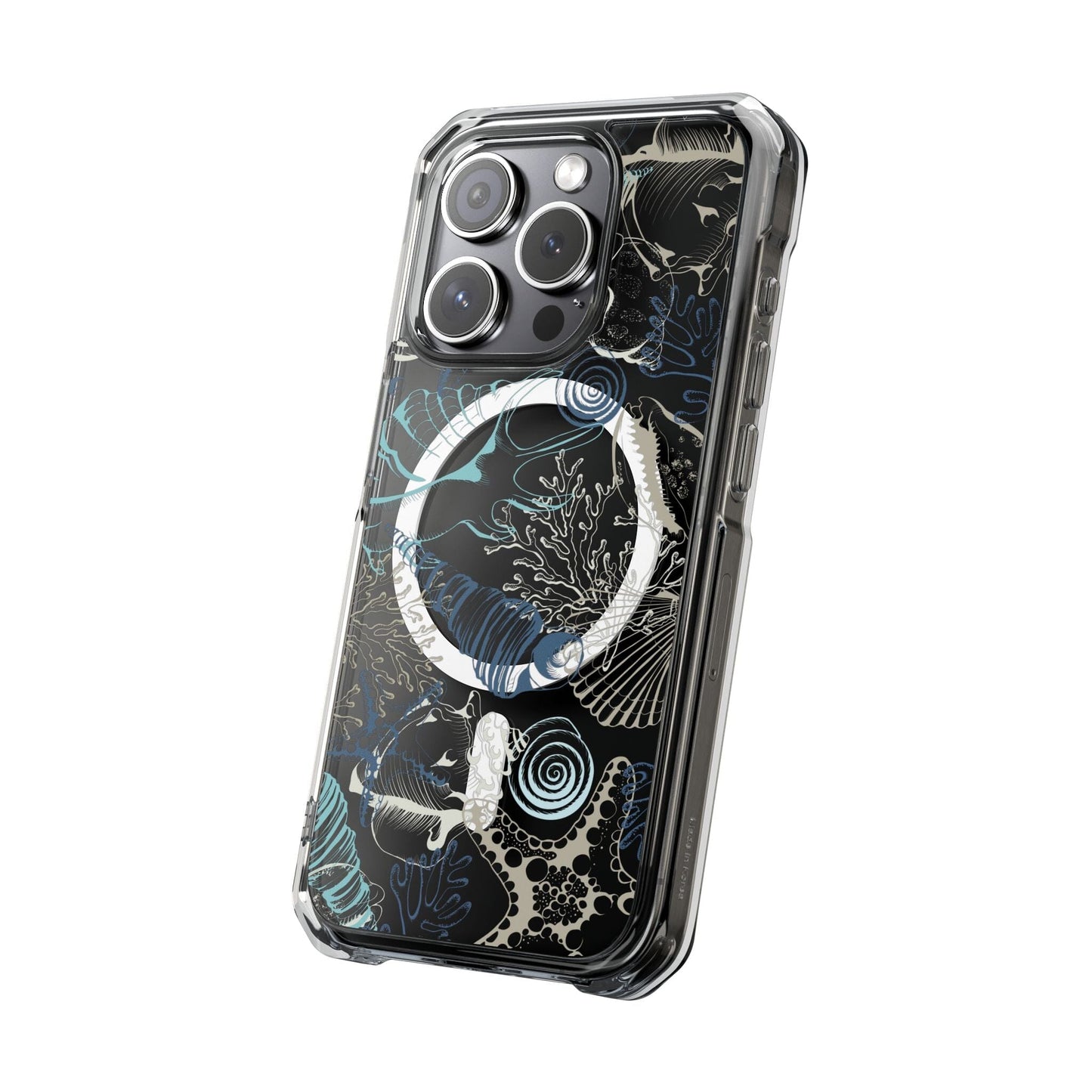 Mag Safe Clear Seashell Phone Case • Fits most iPhones Phone Case Printify