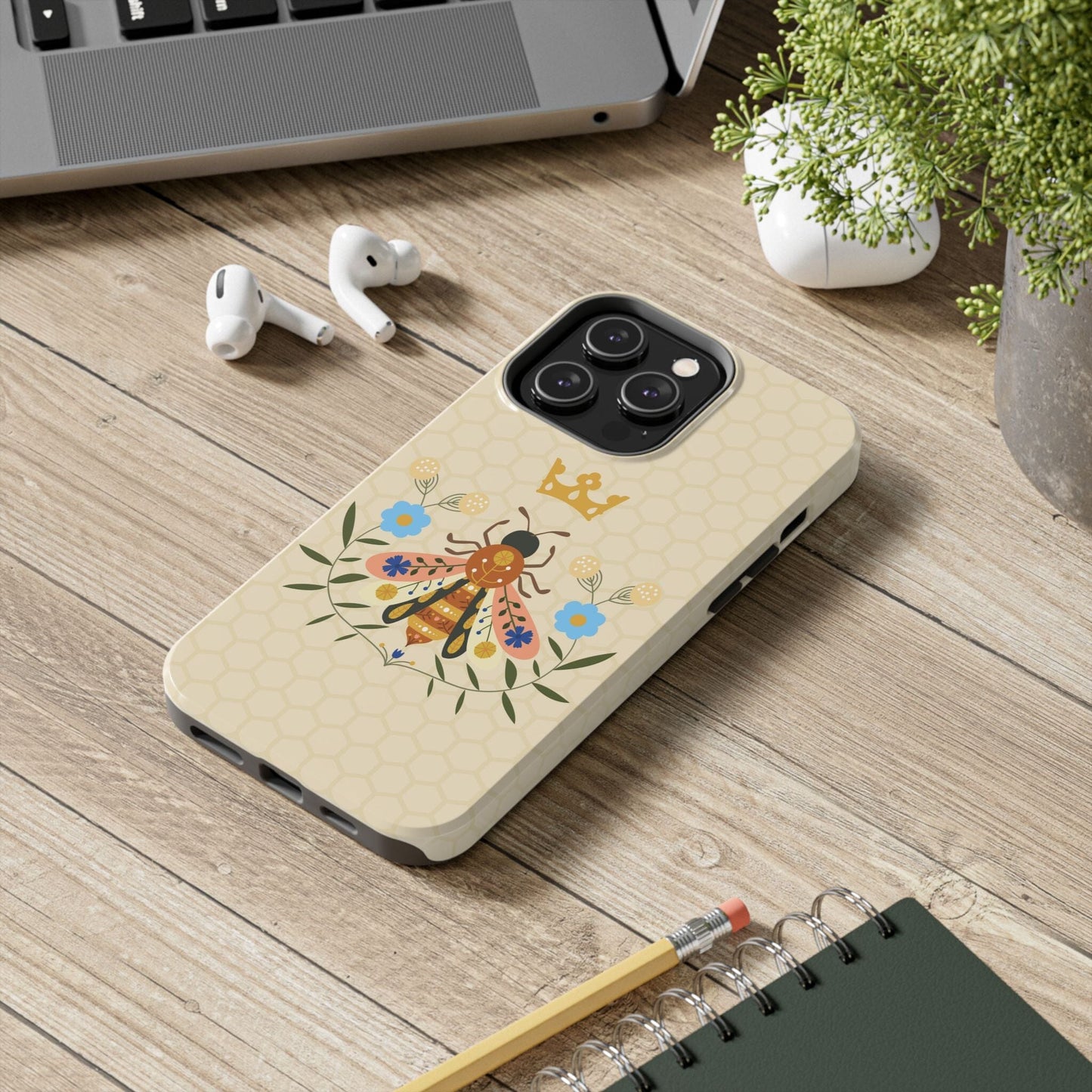 Queen Bee Phone Case • Deisgned to Fit Most iPhone and Samsung Models Phone Case Printify