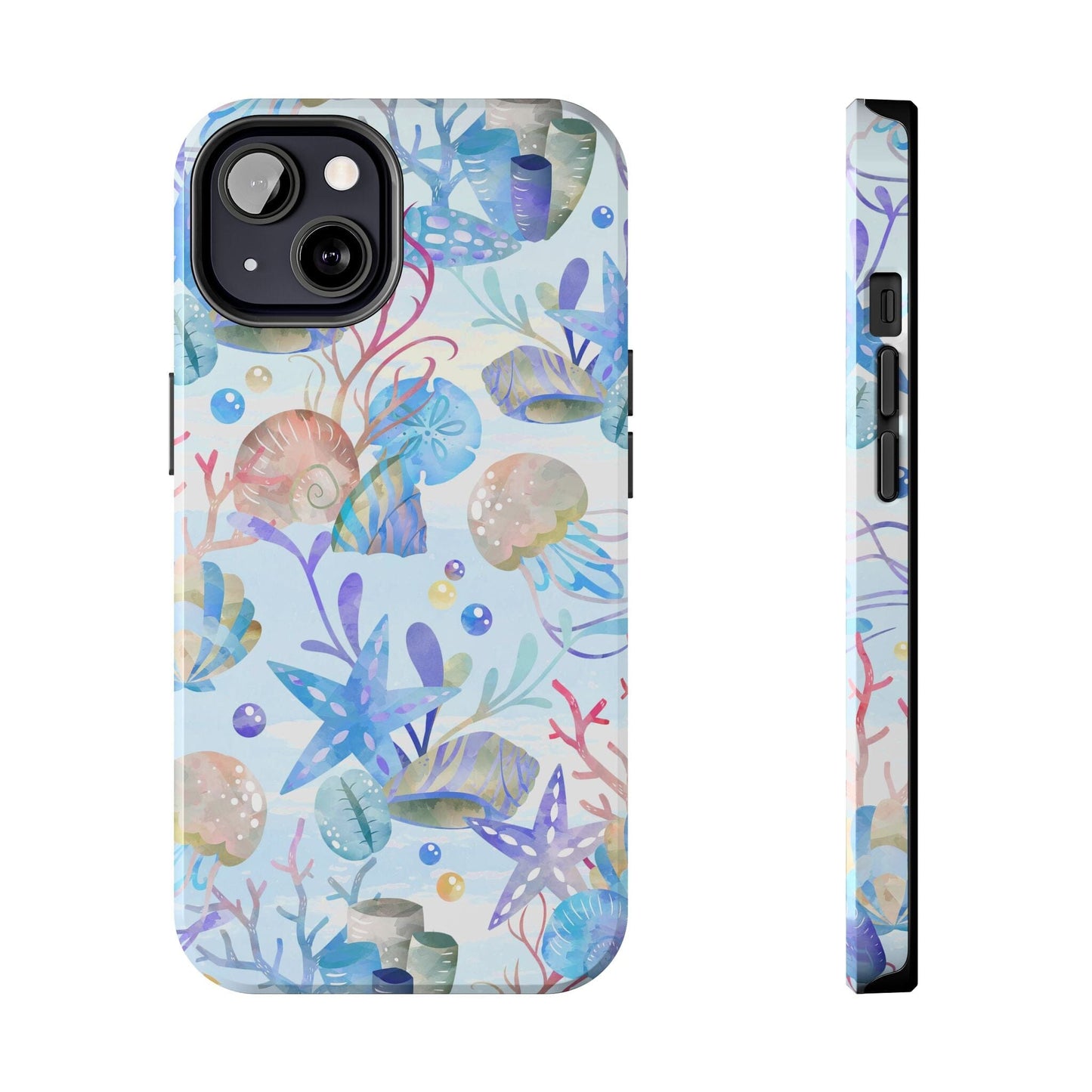 Vintage Seashell Phone Case • Beachy Summer Vibes Phone Case, Ocean Inspired Style fits most iPhone and Samsung Phones Phone Case Printify iPhone 13