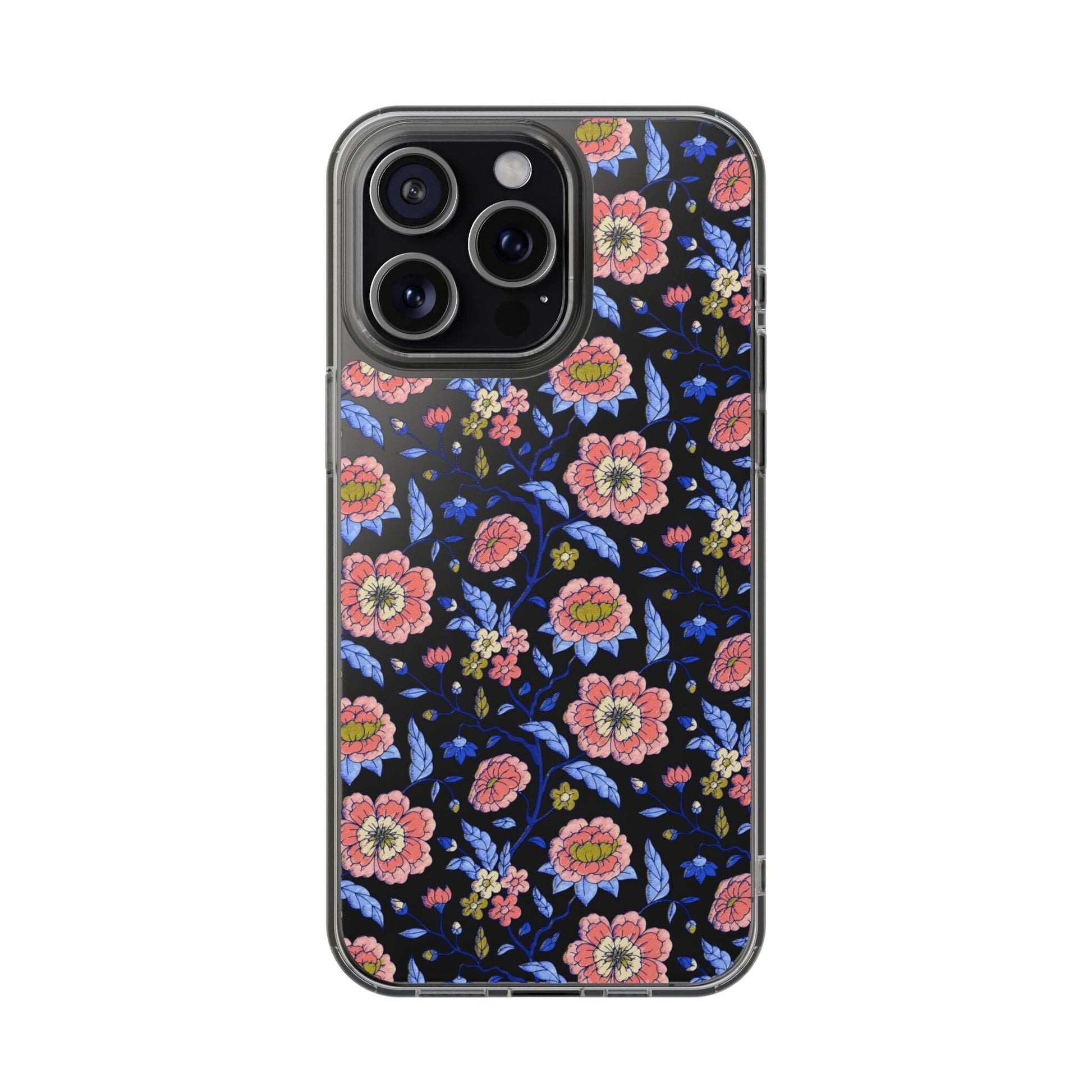 Clear Phone Case, iPhone 16 Pro Max Case, Chinoiserie Toile – Compatible with Most iPhone and Samsung Models Phone Case Printify iPhone 15 Pro Max Without gift packaging