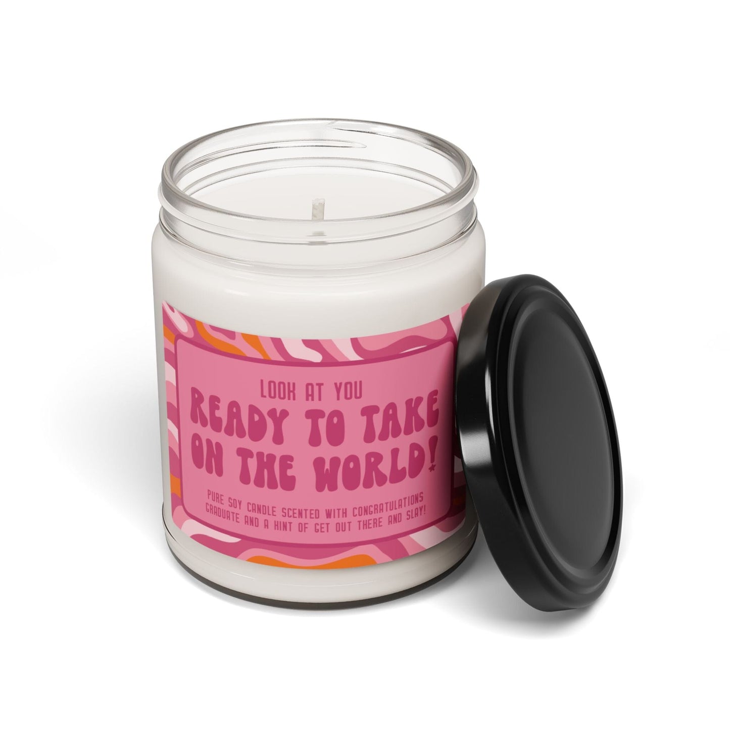 You Did It Roommate Congratulations Candle ~ New Job Gift, Graduation Gift for Daughter Home Decor Printify Clean Cotton 9oz