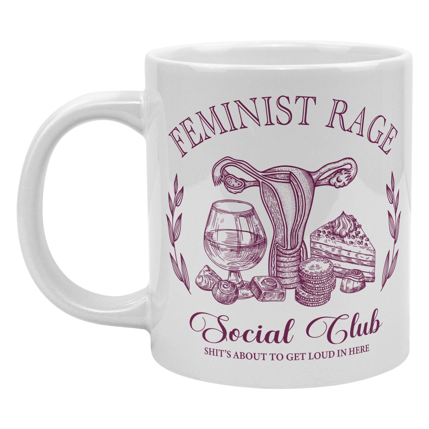 20 oz Feminist Rage Coffee Mug ~ Oversized Coffee Mug Coffee Mugs teelaunch