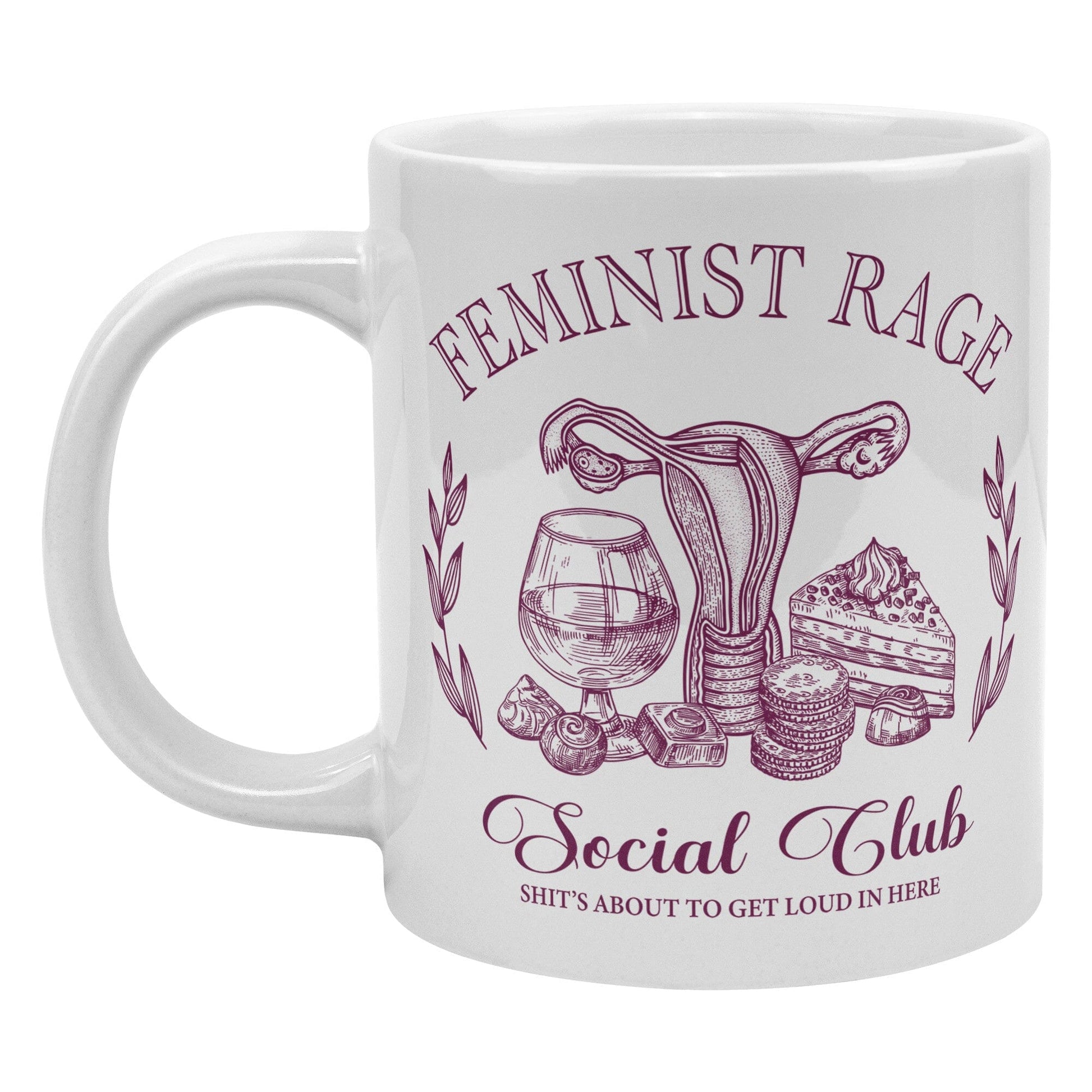 20 oz Feminist Rage Coffee Mug ~ Oversized Coffee Mug Coffee Mugs teelaunch